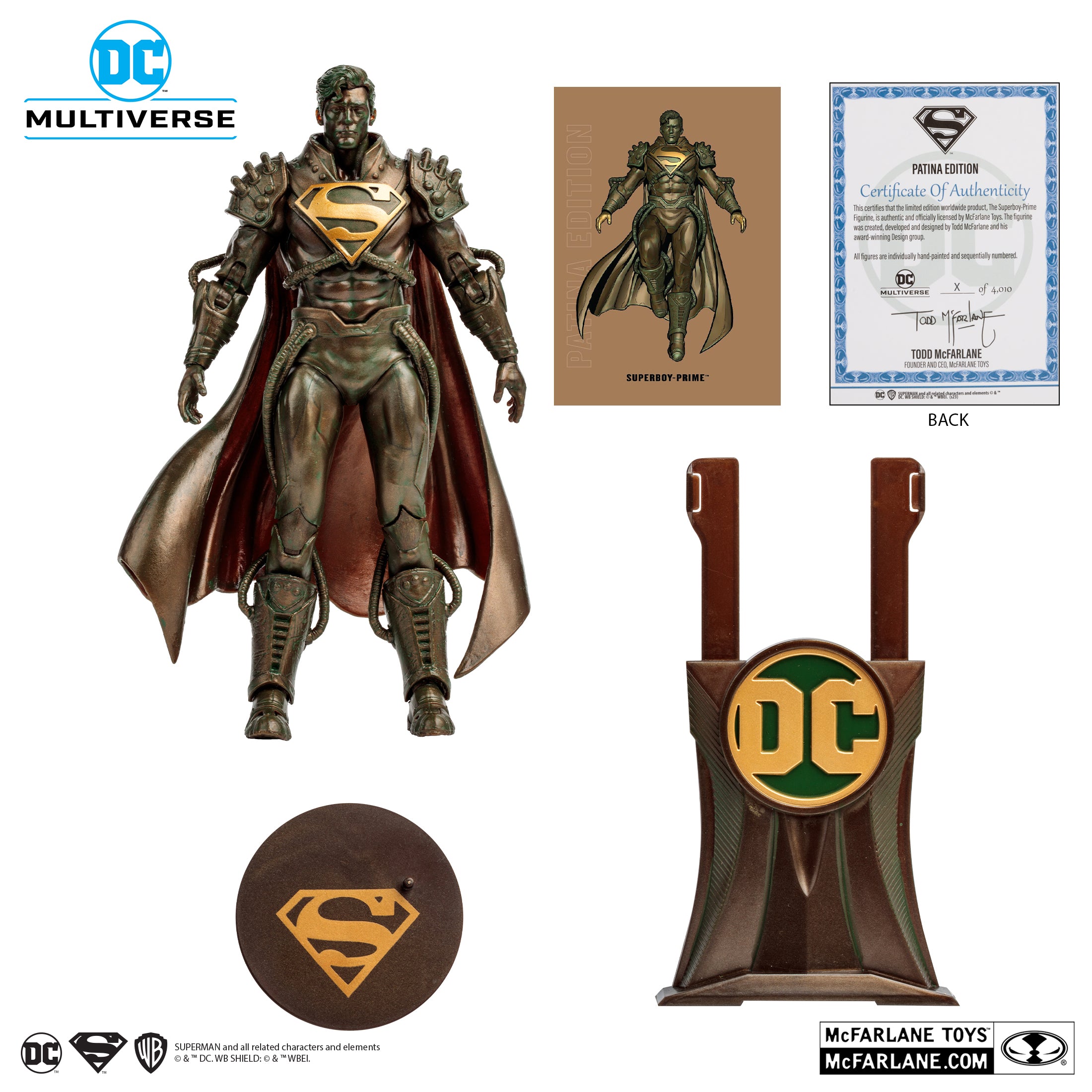 Superboy-Prime (Infinite Crisis) Patina Edition (Gold Label) Action Figure
