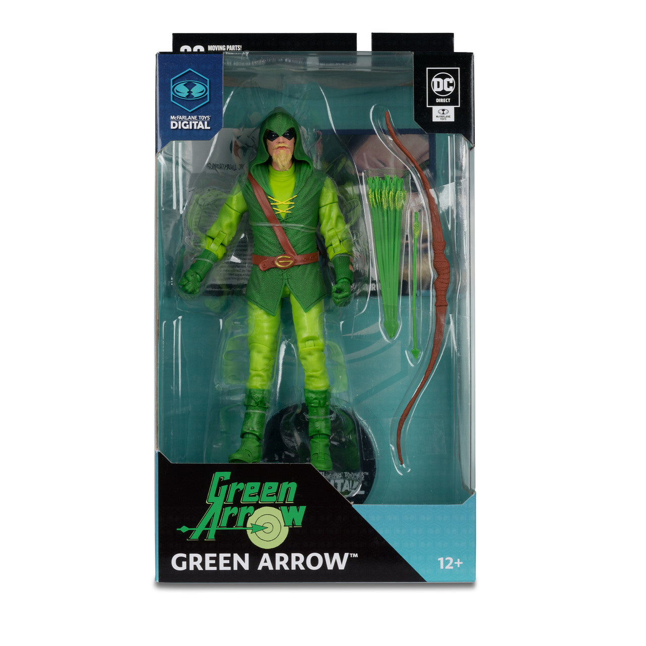 Green Arrow (Longbow Hunter) Figure w/McFarlane Toys Digital Collectible