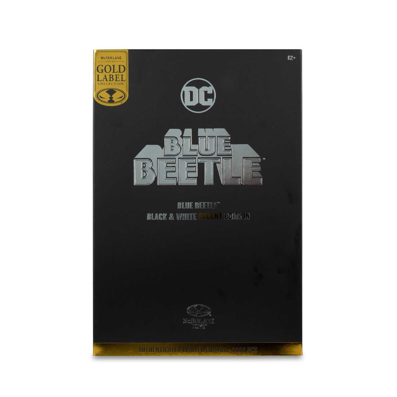 Blue Beetle (Black & White Accent Edition) Gold Label Action Figure