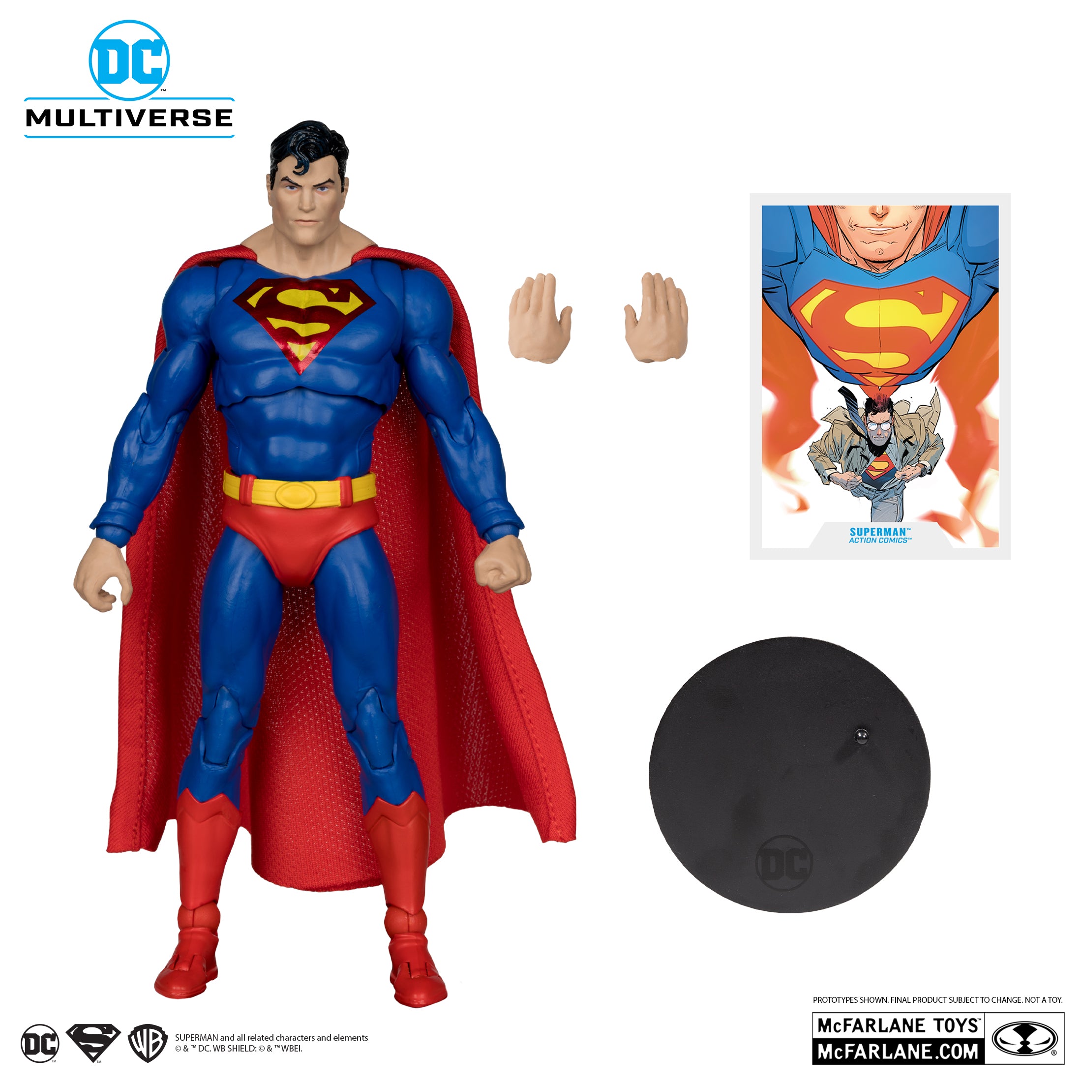Superman (Action Comics) Gold Label Action Figure by Mcfarlane