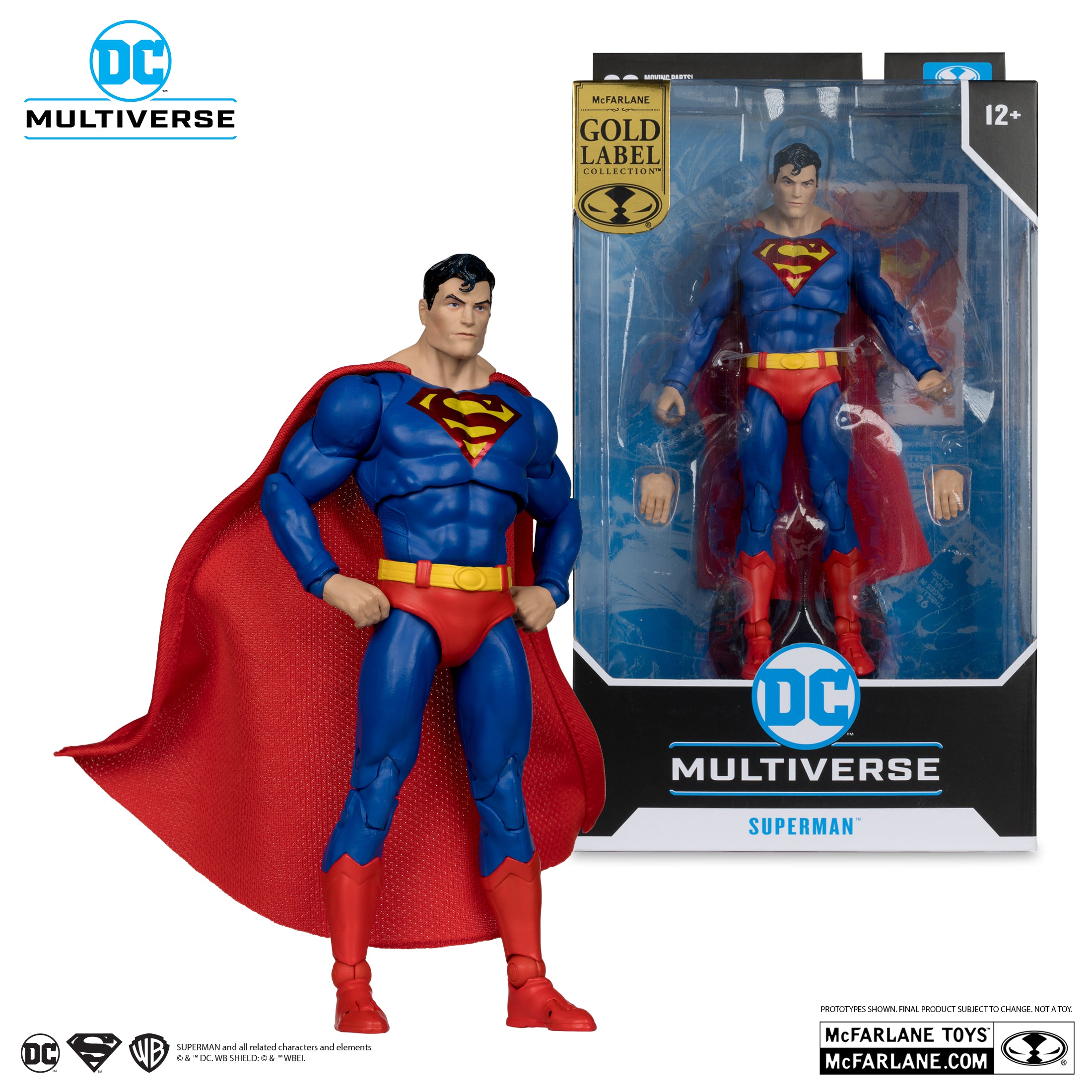 Superman (Action Comics) Gold Label Action Figure by Mcfarlane
