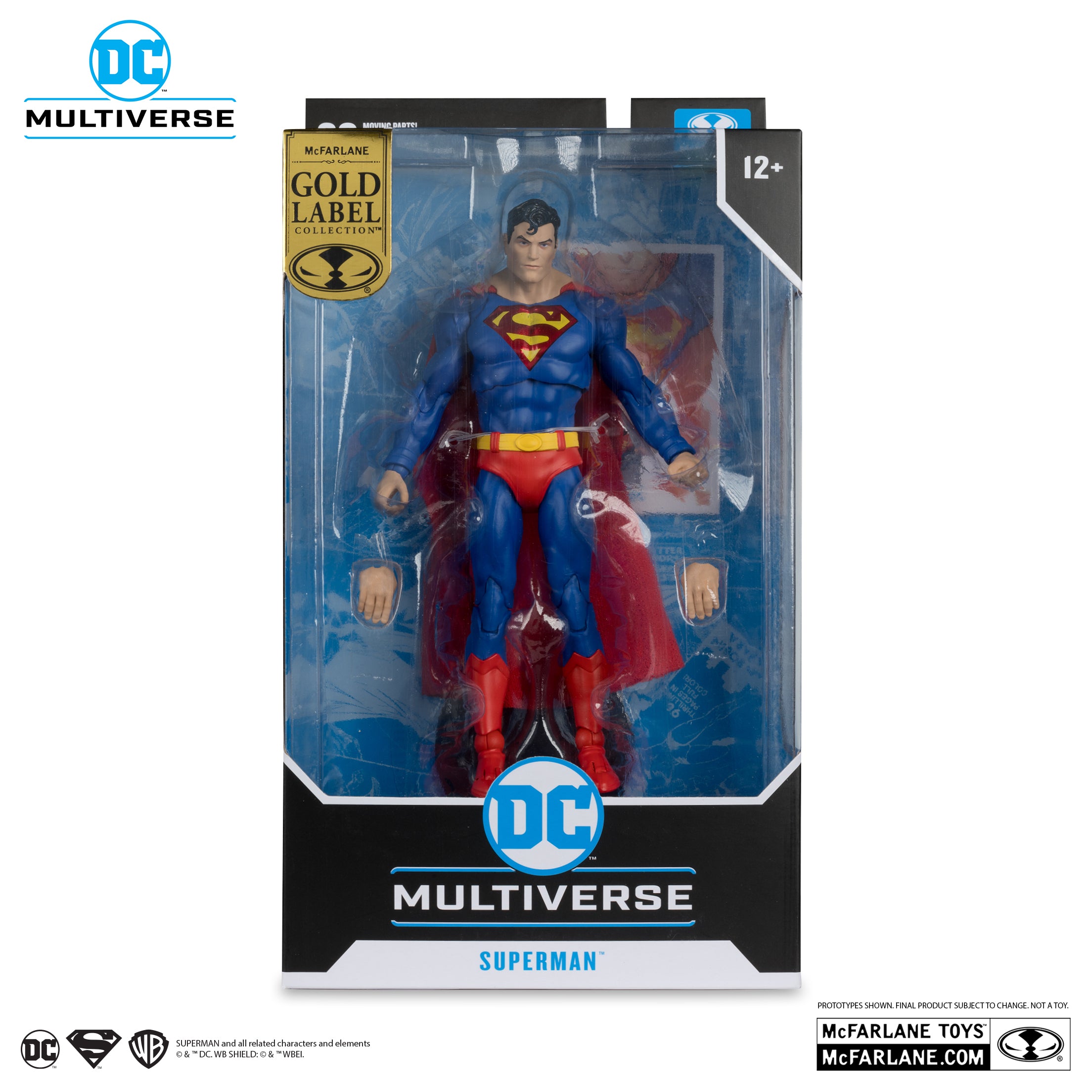 Superman (Action Comics) Gold Label Action Figure by Mcfarlane