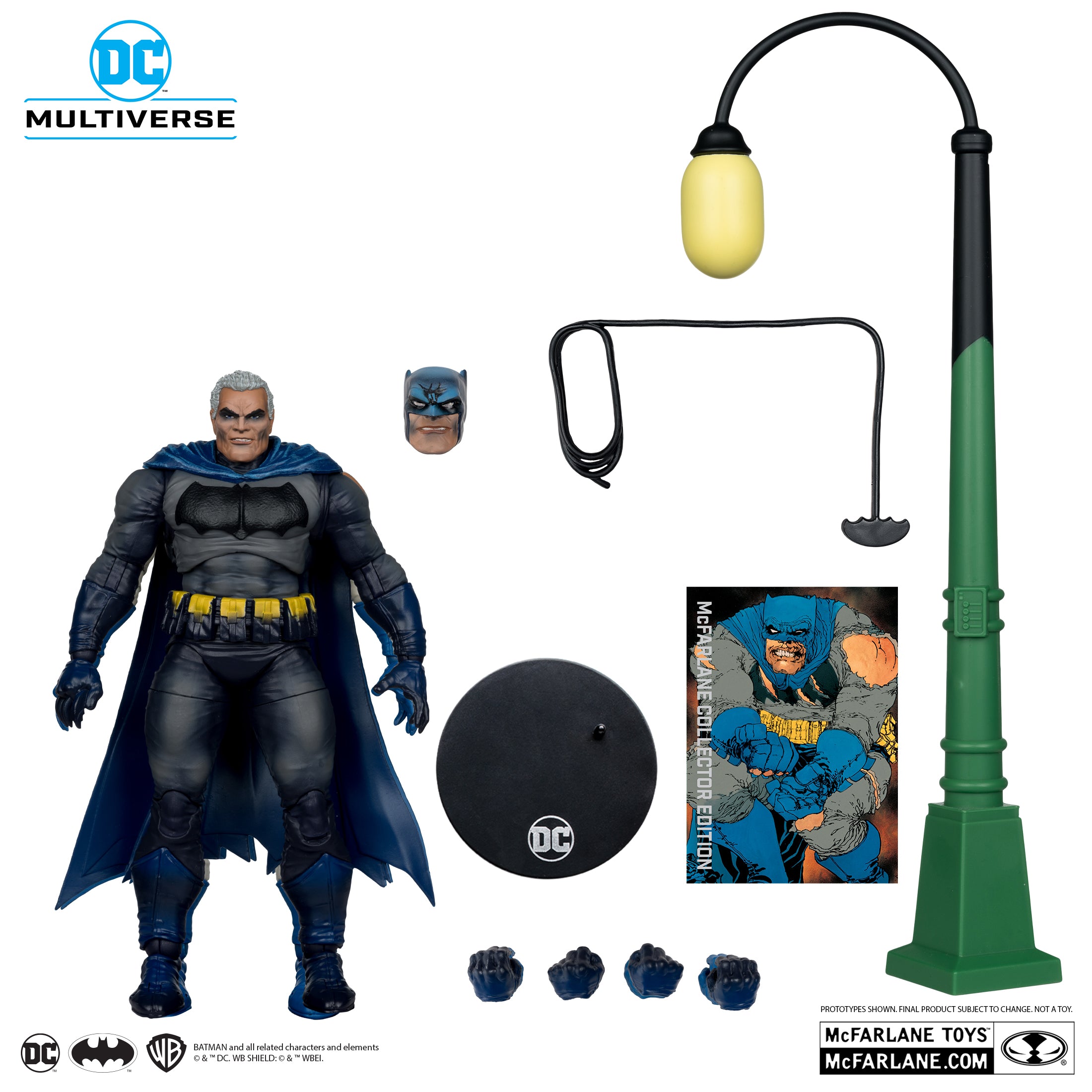 Batman Battle Damage Blue (The Dark Knight Returns) (Platinum Edition) by McFarlane