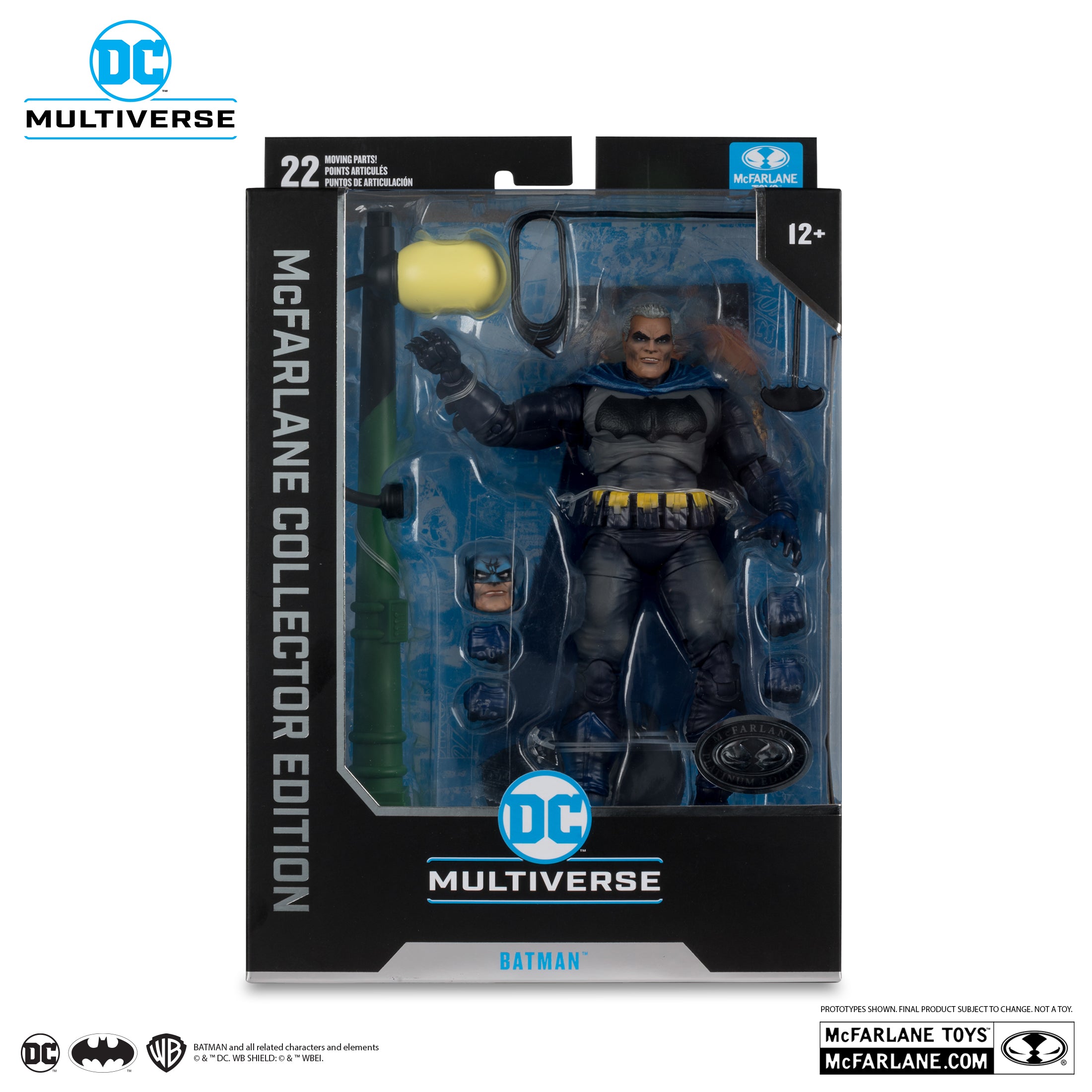 Batman Battle Damage Blue (The Dark Knight Returns) (Platinum Edition) by McFarlane