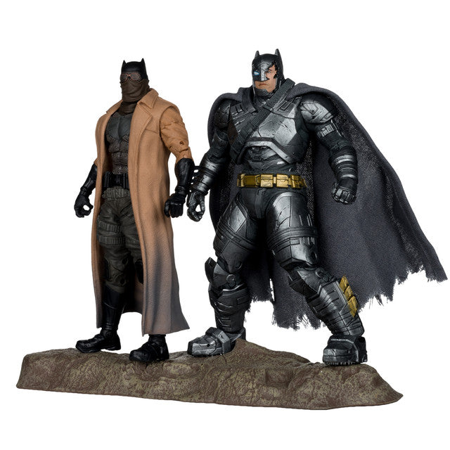 Batman Knightmare & Batman Armor Suit (Batman v Superman: Dawn of Justice) 2 Pack Gold Label Exclusive