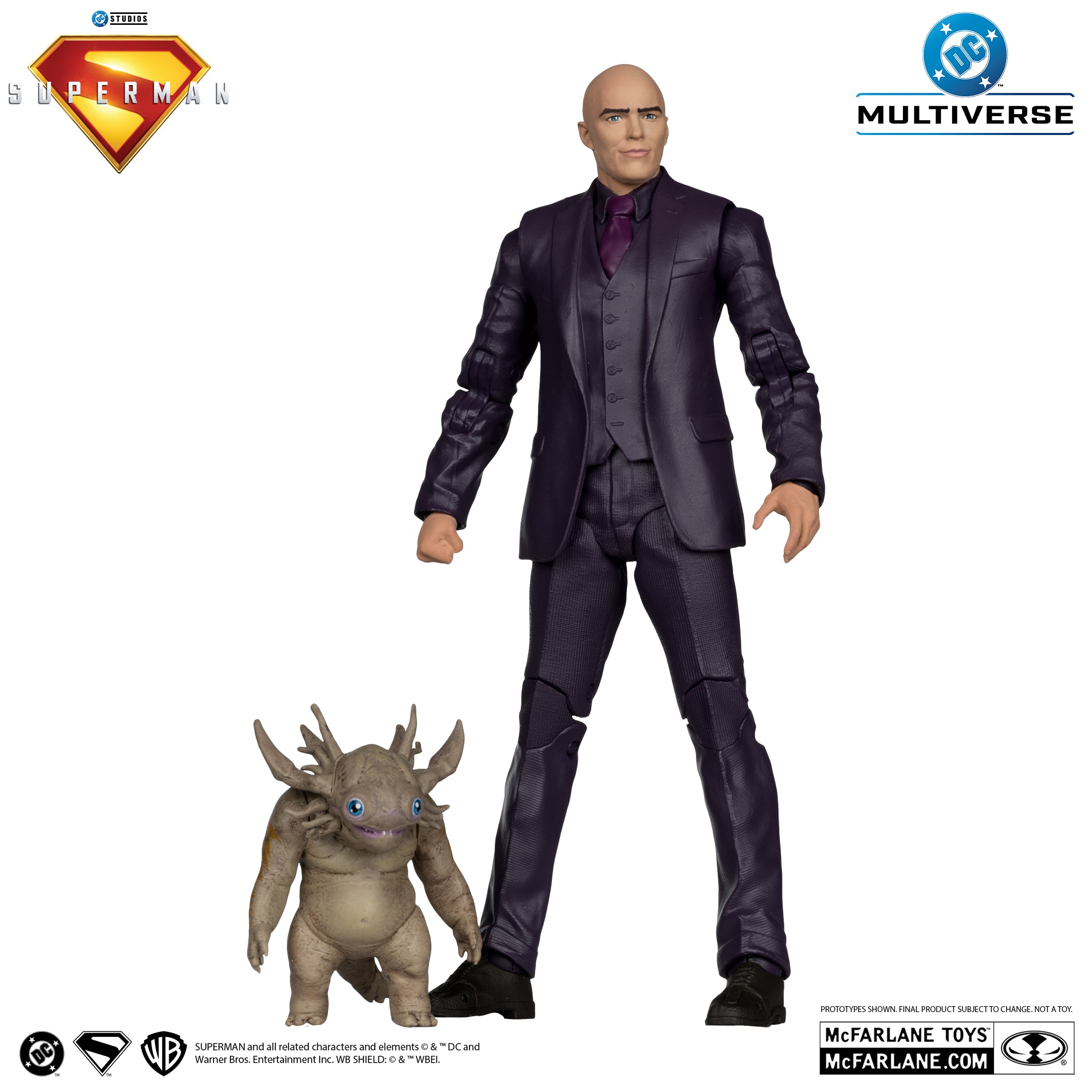 Superman Movie Lex Luthor and Baby Kaiju Deluxe Theatrical Edition Action Figure