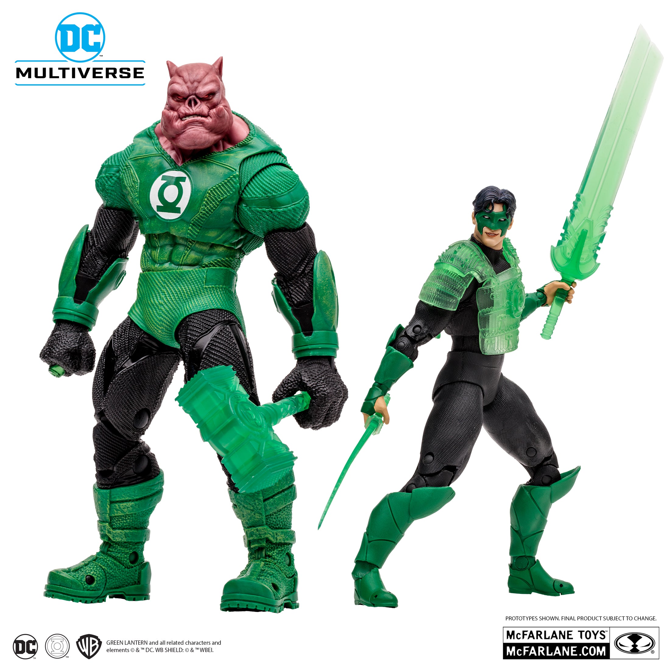 Kilowog & Green Lantern Gold Label 2pk By McFarlane