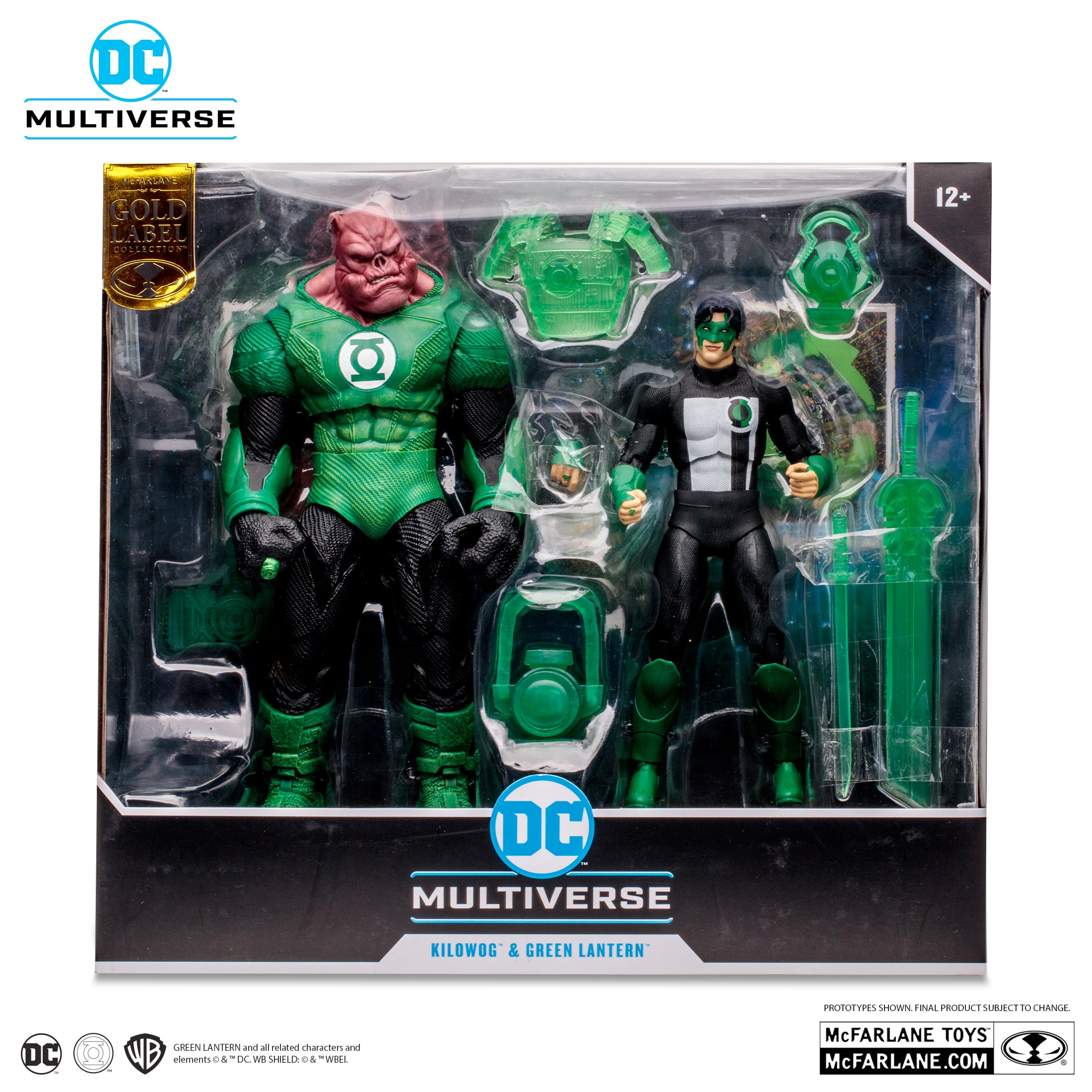 Kilowog & Green Lantern Gold Label 2pk By McFarlane