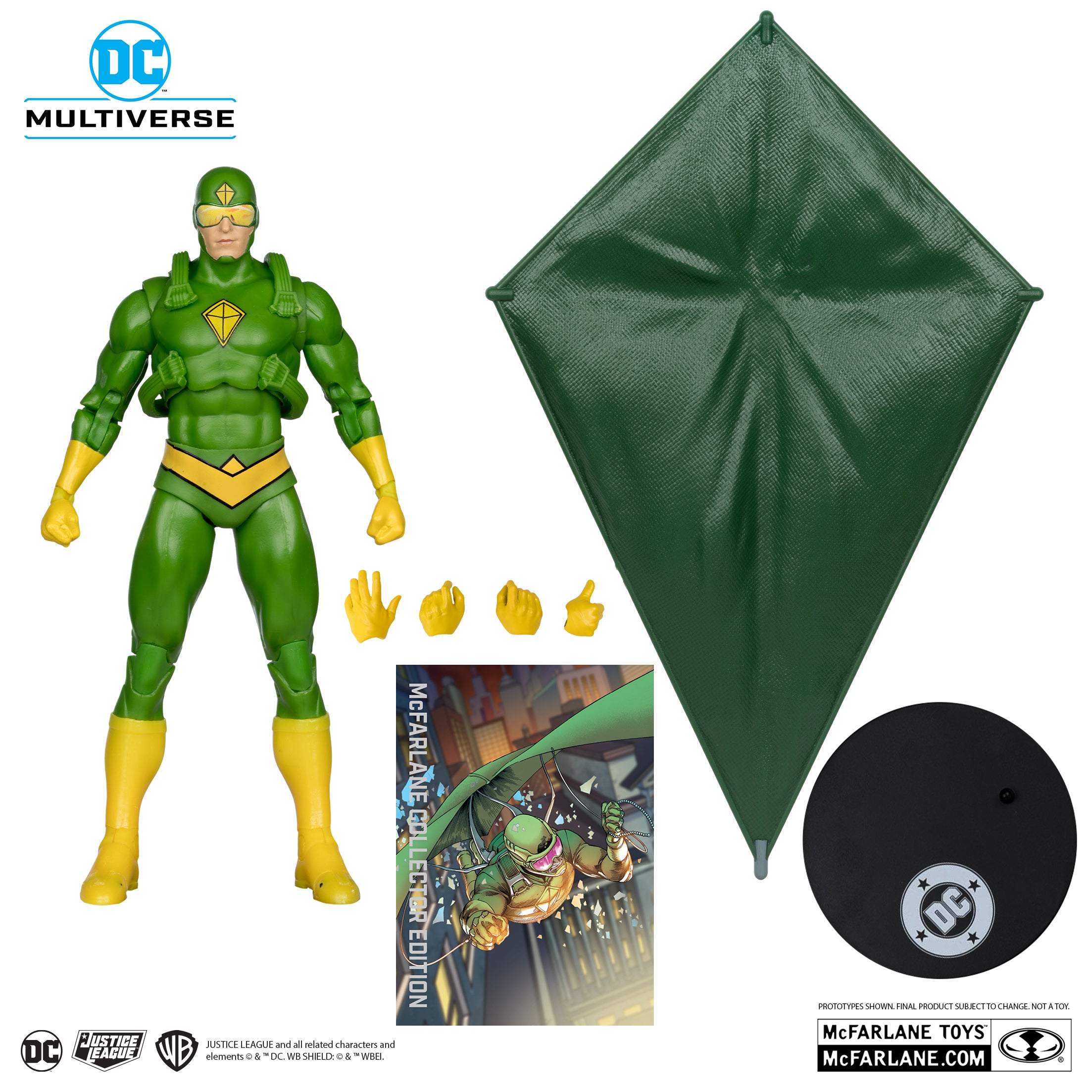 Kite-Man (Batman Rogues) Gold Label McFarlane Collector Edition Action Figure
