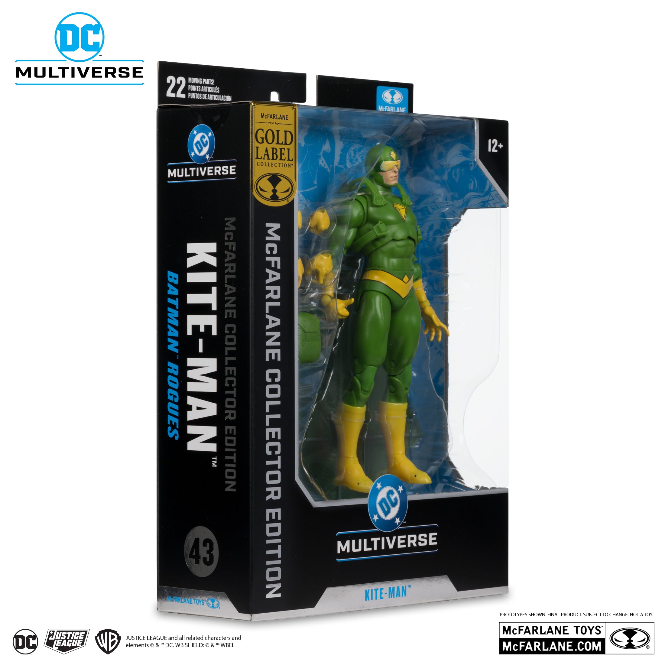 Kite-Man (Batman Rogues) Gold Label McFarlane Collector Edition Action Figure