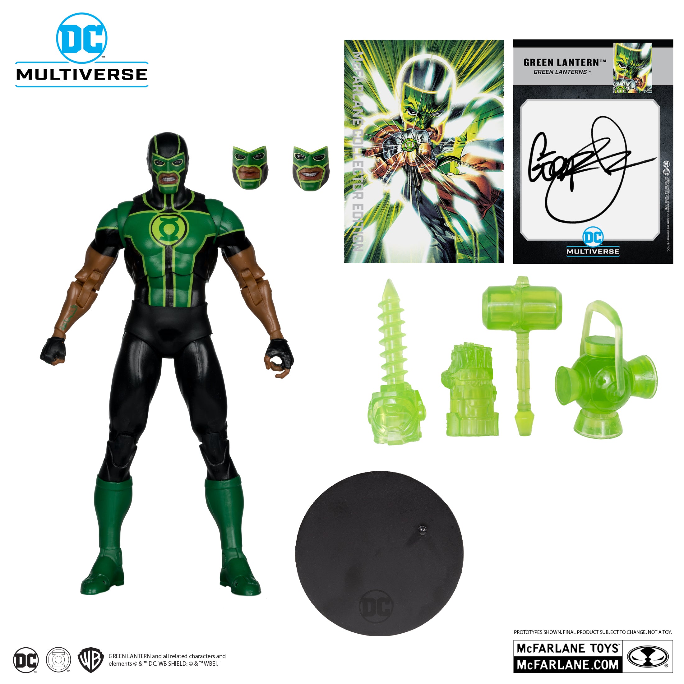 Green Lantern (Simon Baz) Autograph Series Gold Label McFarlane Collector Edition