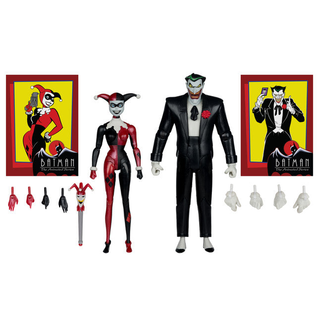Harley Quinn and The Joker (Batman: The Animated Series) Mad Love Gold Label 2-Pack Action Figure
