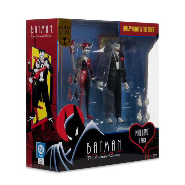 Harley Quinn and The Joker (Batman: The Animated Series) Mad Love Gold Label 2-Pack Action Figure