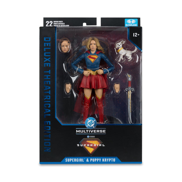 Supergirl Movie Supergirl and Baby Krypto Deluxe Theatrical Edition Action Figure
