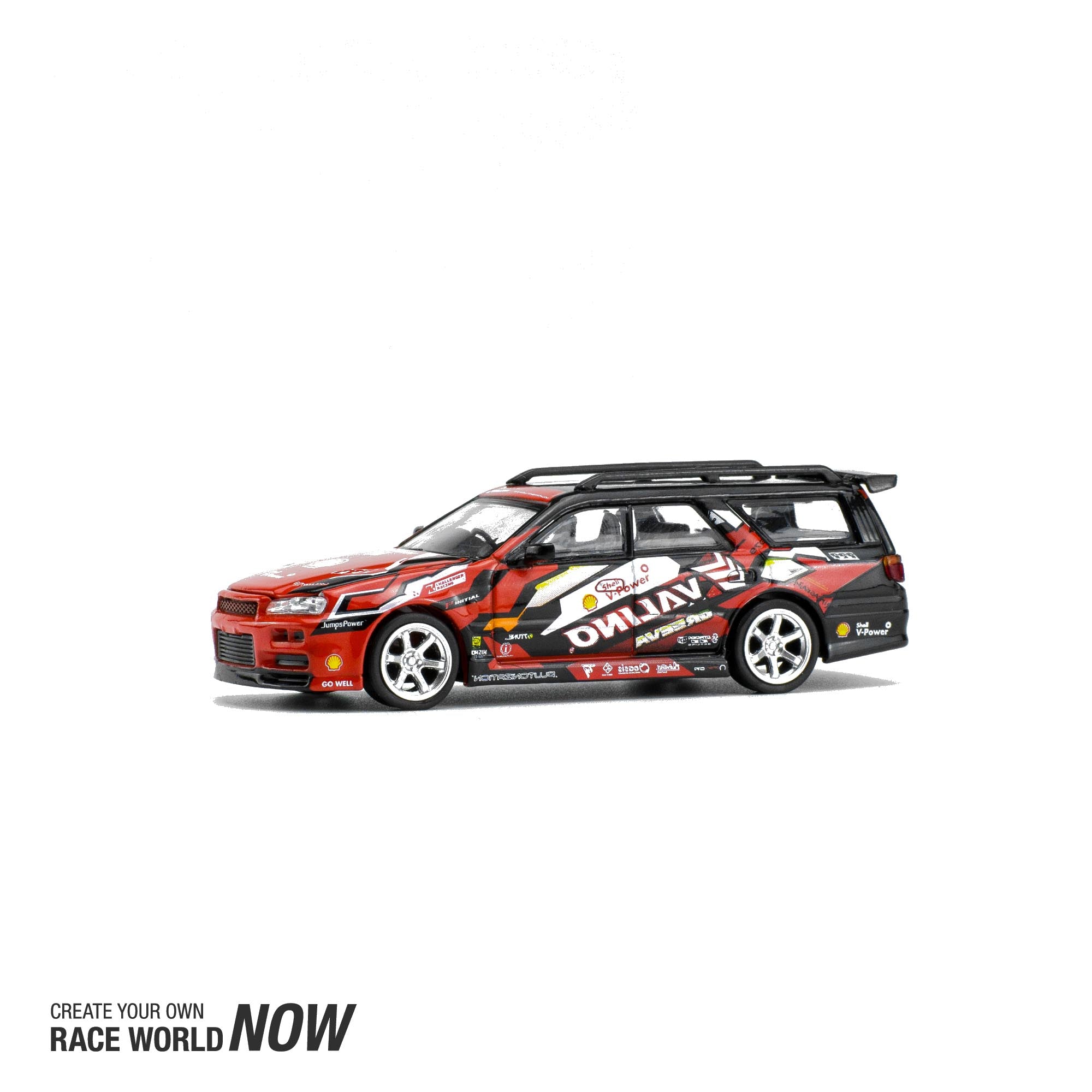 Shell Valino Stagea R34 Pluto Mok "DRIFTGEA34" PR640038 by Pop Race