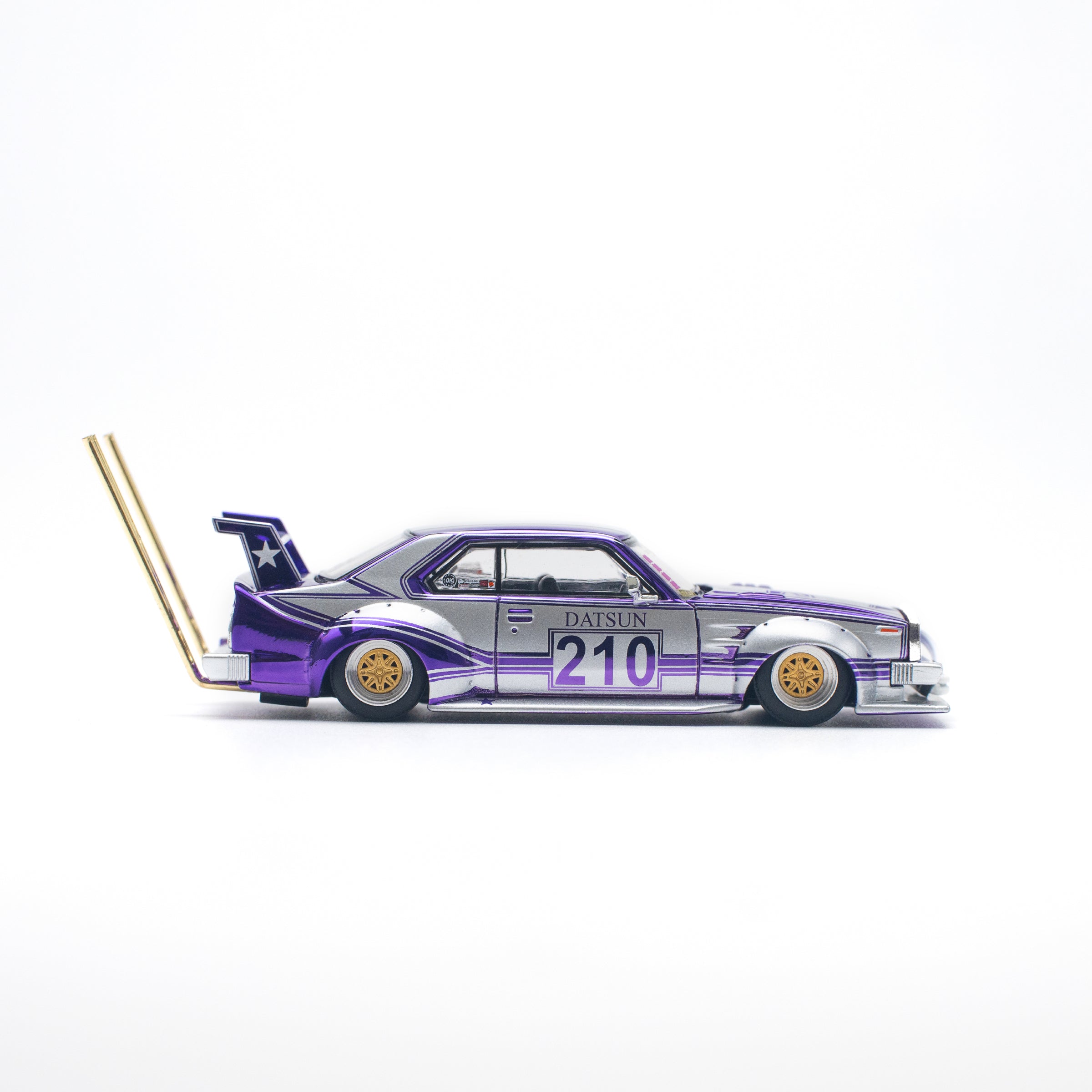 Skyline C210 Kaido Racer Bosozuko Style Purple PR640107 by Pop Race