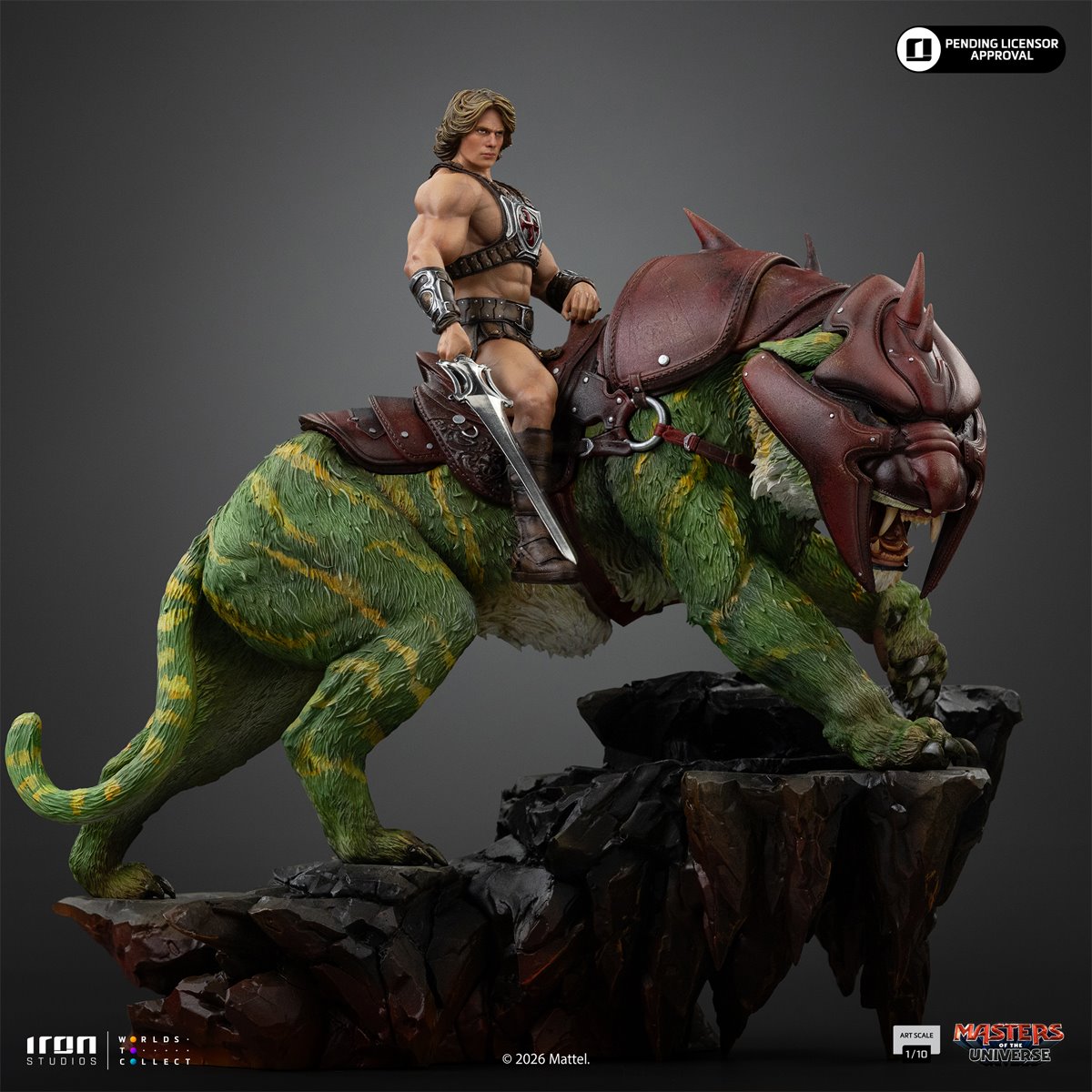 Masters of the Universe Movie He-Man and Battle Cat Deluxe 1:10 Art Scale Statue