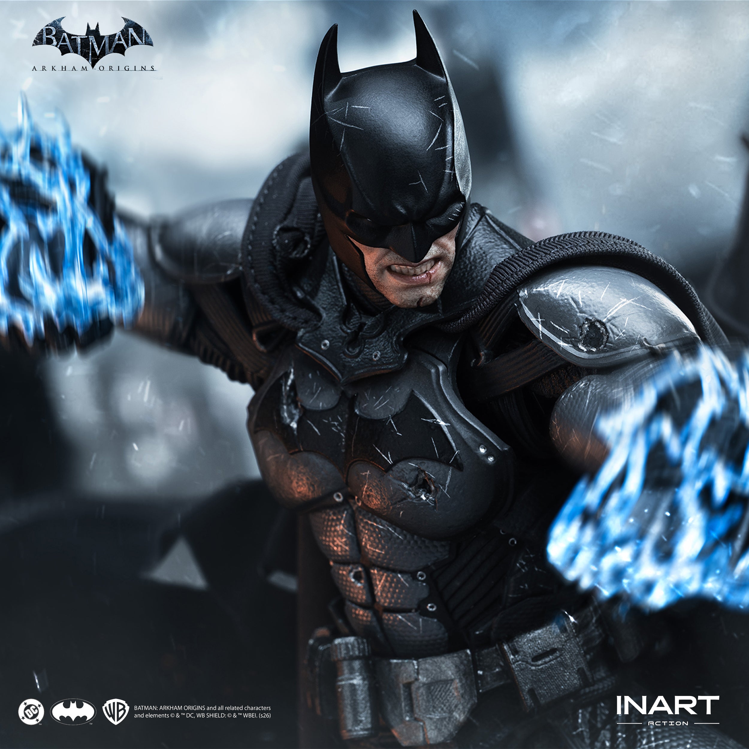 INART Action – Batman: Arkham Origins – Batman (Battle Damaged Version) Action Figure