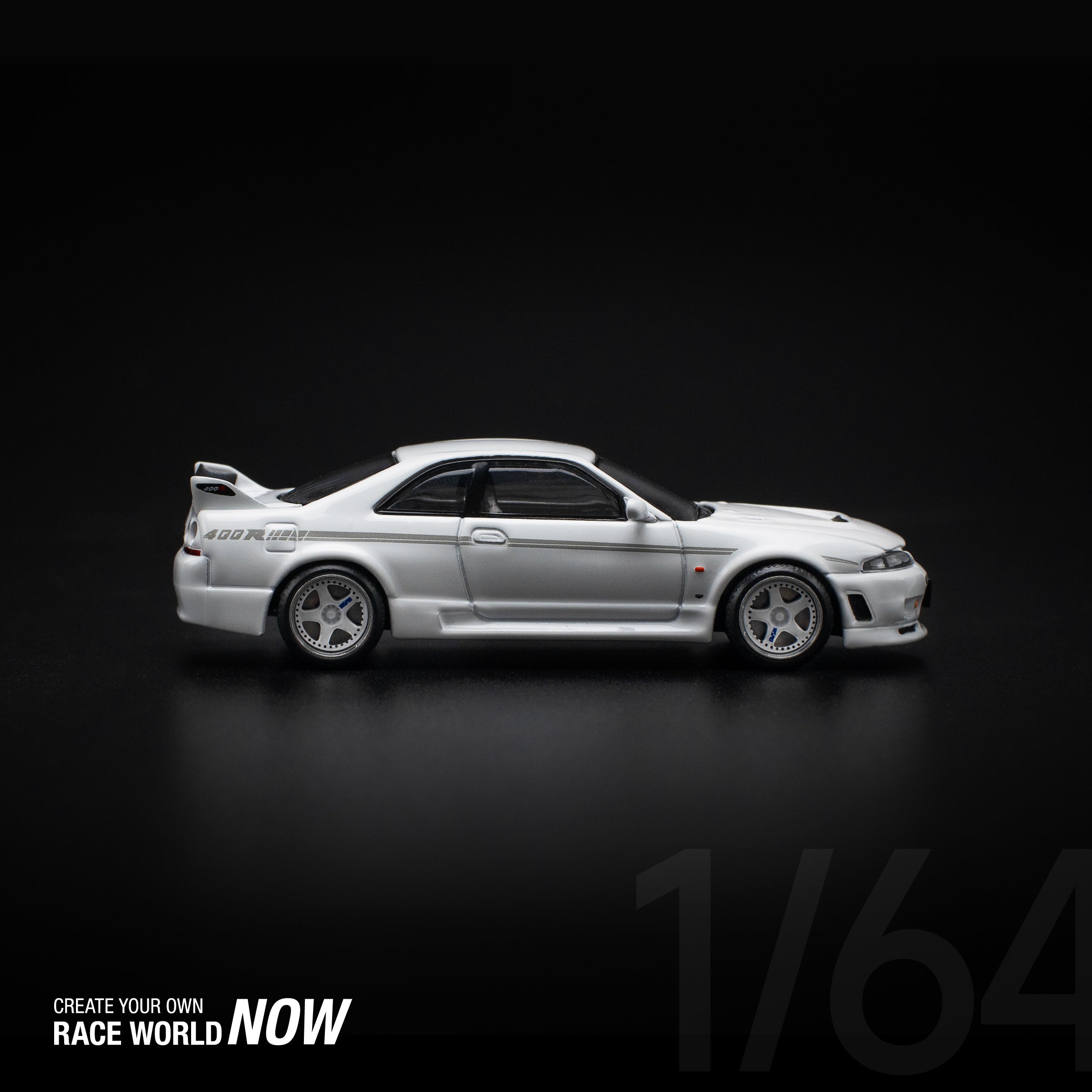 Nissan Skyline GT-R 400R NISMO (White) PR640052 by Pop Race
