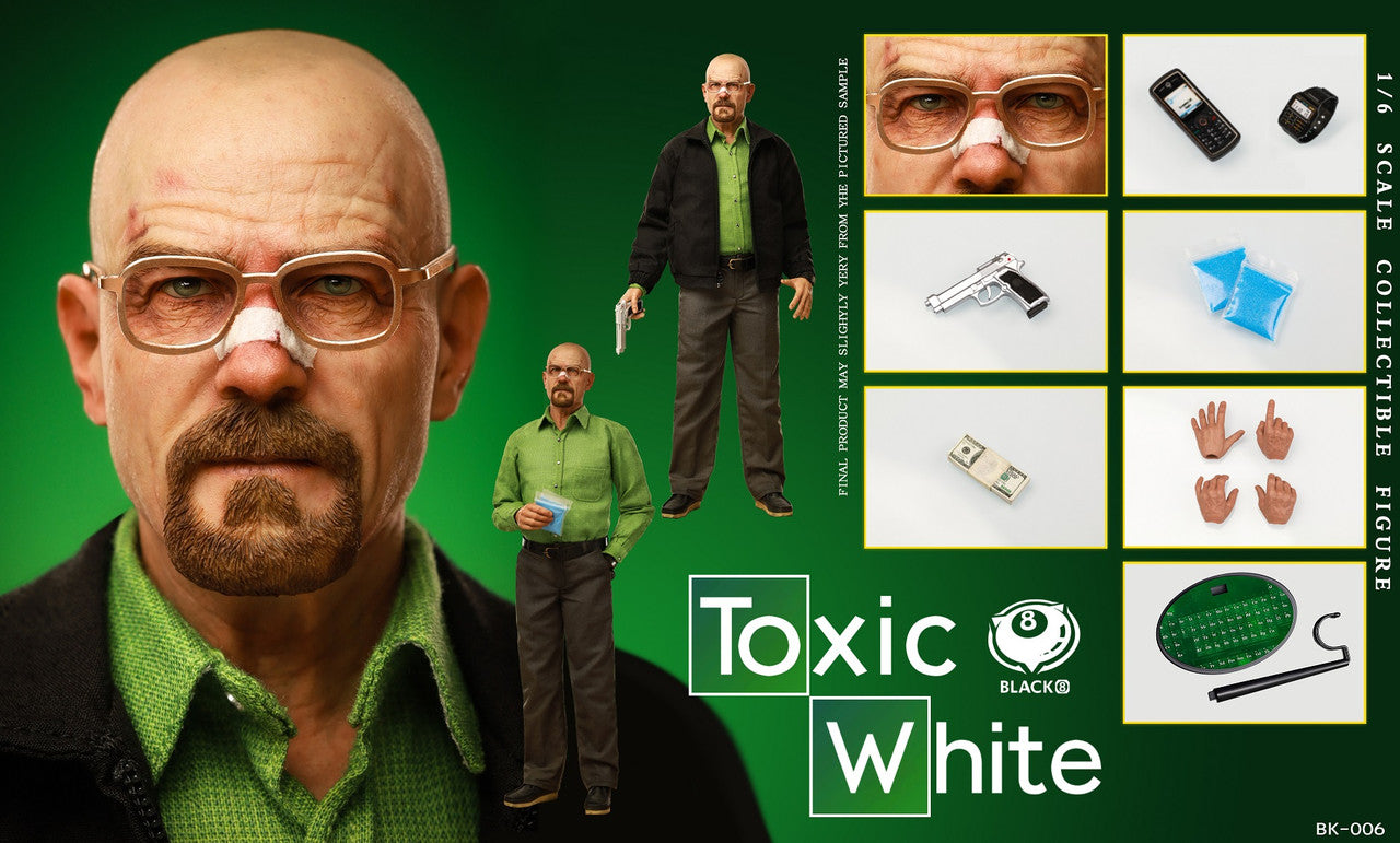 Black 8 Toys bk-006 1/6 Toxic White figure