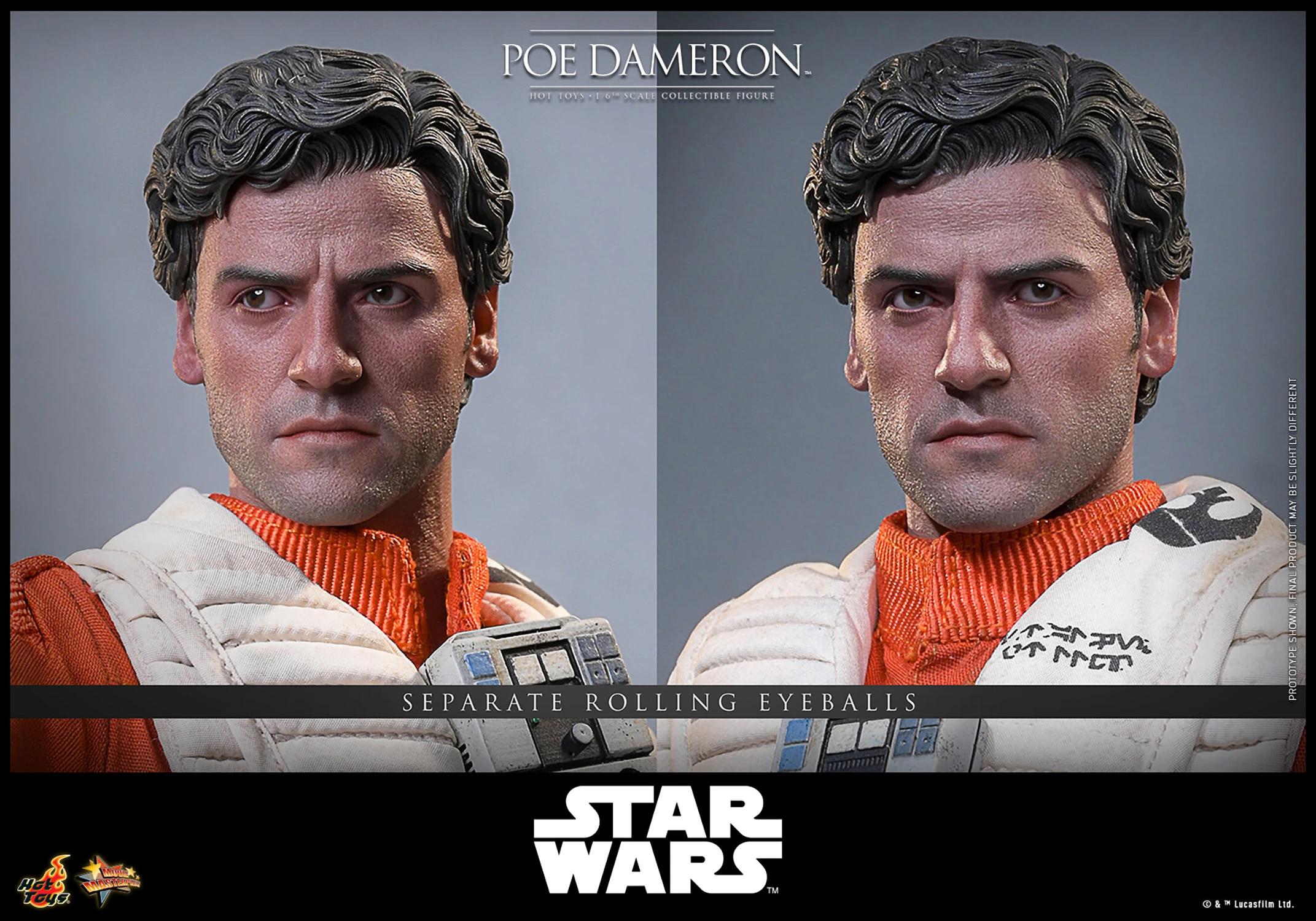 Star Wars: The Force Awakens Poe Dameron Figure by Hot Toys