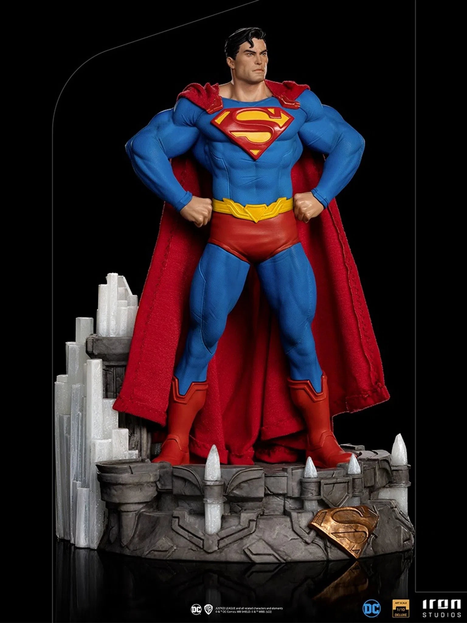 Superman Unleashed Deluxe DC Comics Art Scale 1/10 Statue By Iron Studios