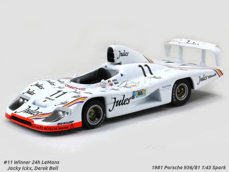 1981 Porsche 936/81 #11 Winner Le Mans 1:43 Spark diecast Scale Model Car