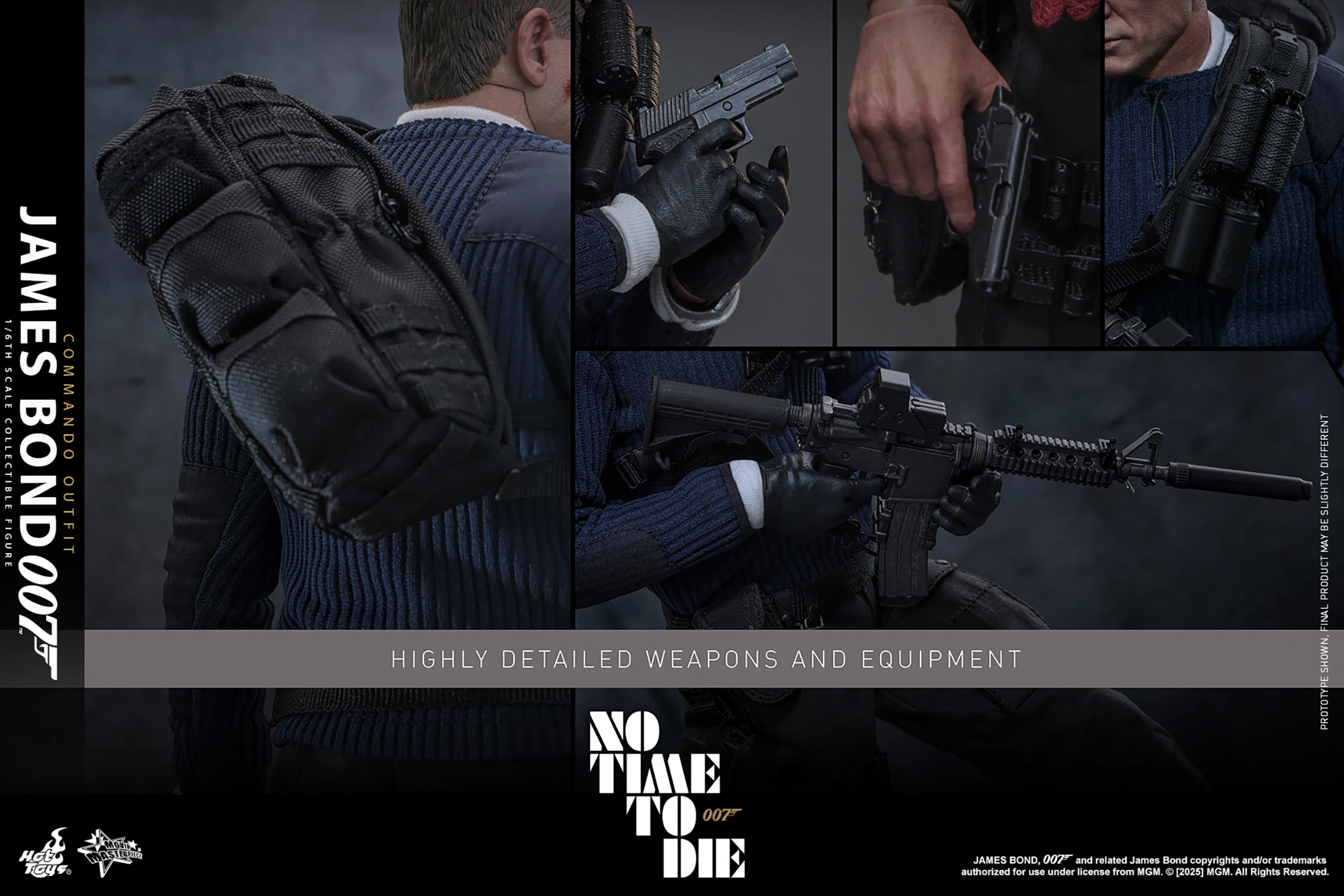 James Bond (Commando Outfit) Sixth Scale Figure by Hot Toys