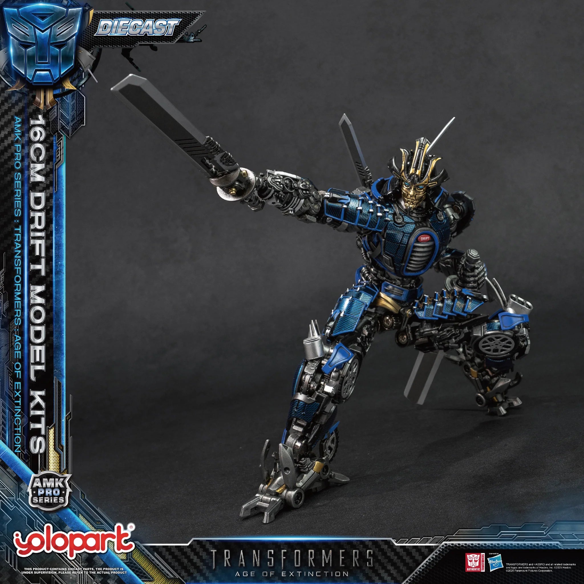 Transformers Age of Extinction Drift Model Kit AMK PRO Series By Yolopark