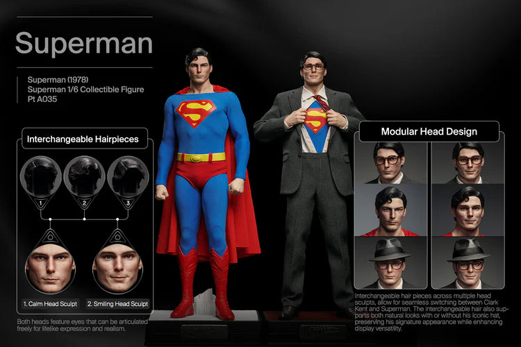 Superman (1978) Superman 1/6 Collectible Deluxe Version Figure By Inart