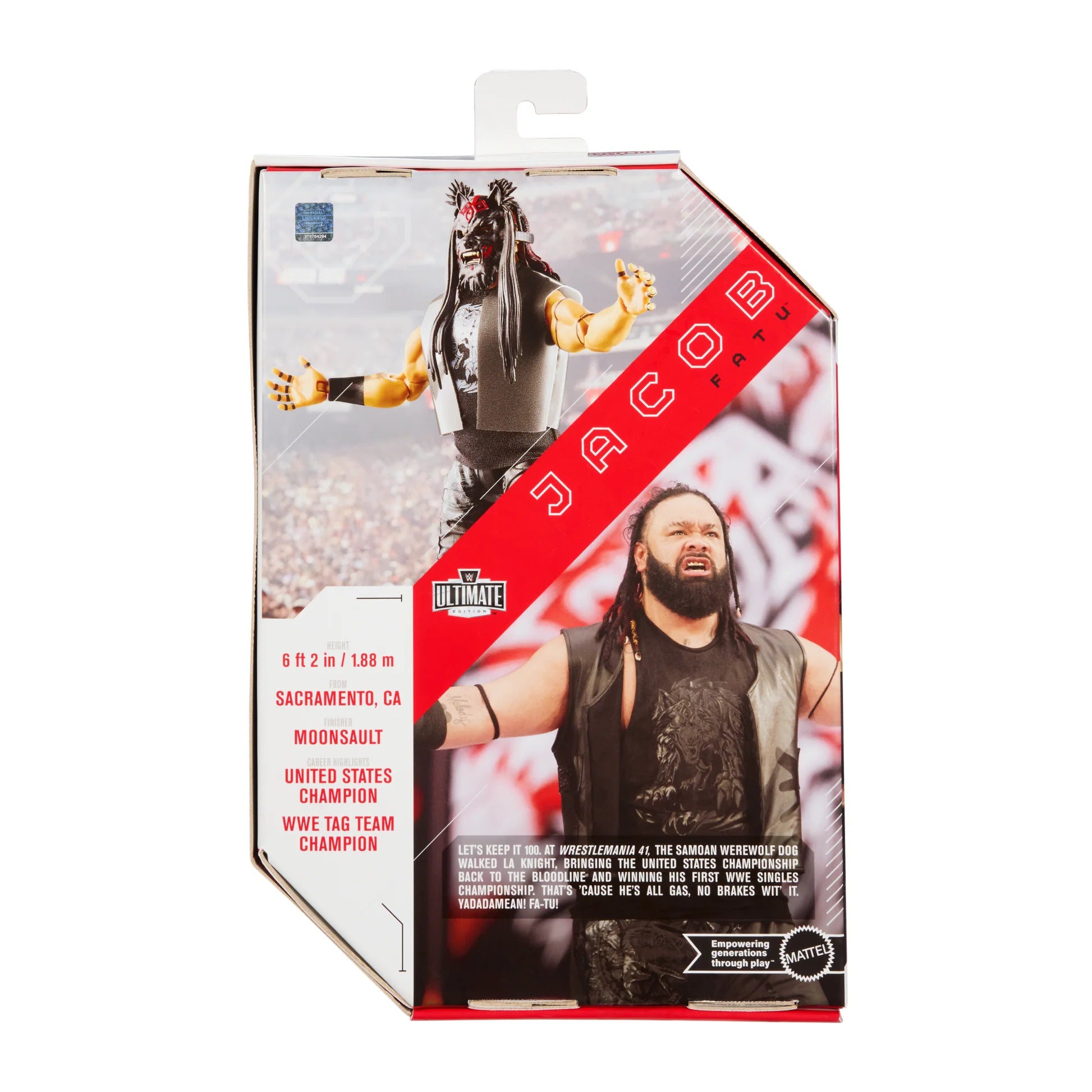 Jacob Fatu WWE Ultimate Edition 32 Action Figure