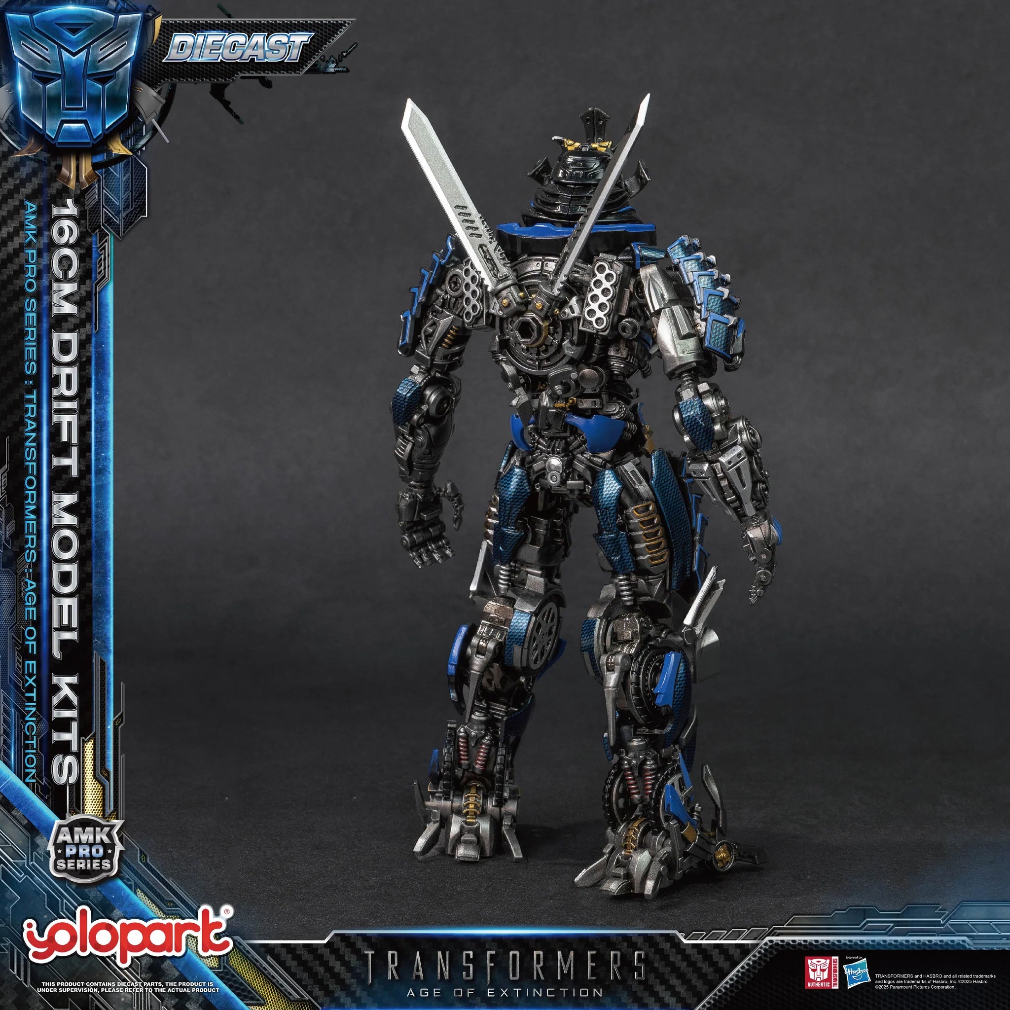 Transformers Age of Extinction Drift Model Kit AMK PRO Series By Yolopark