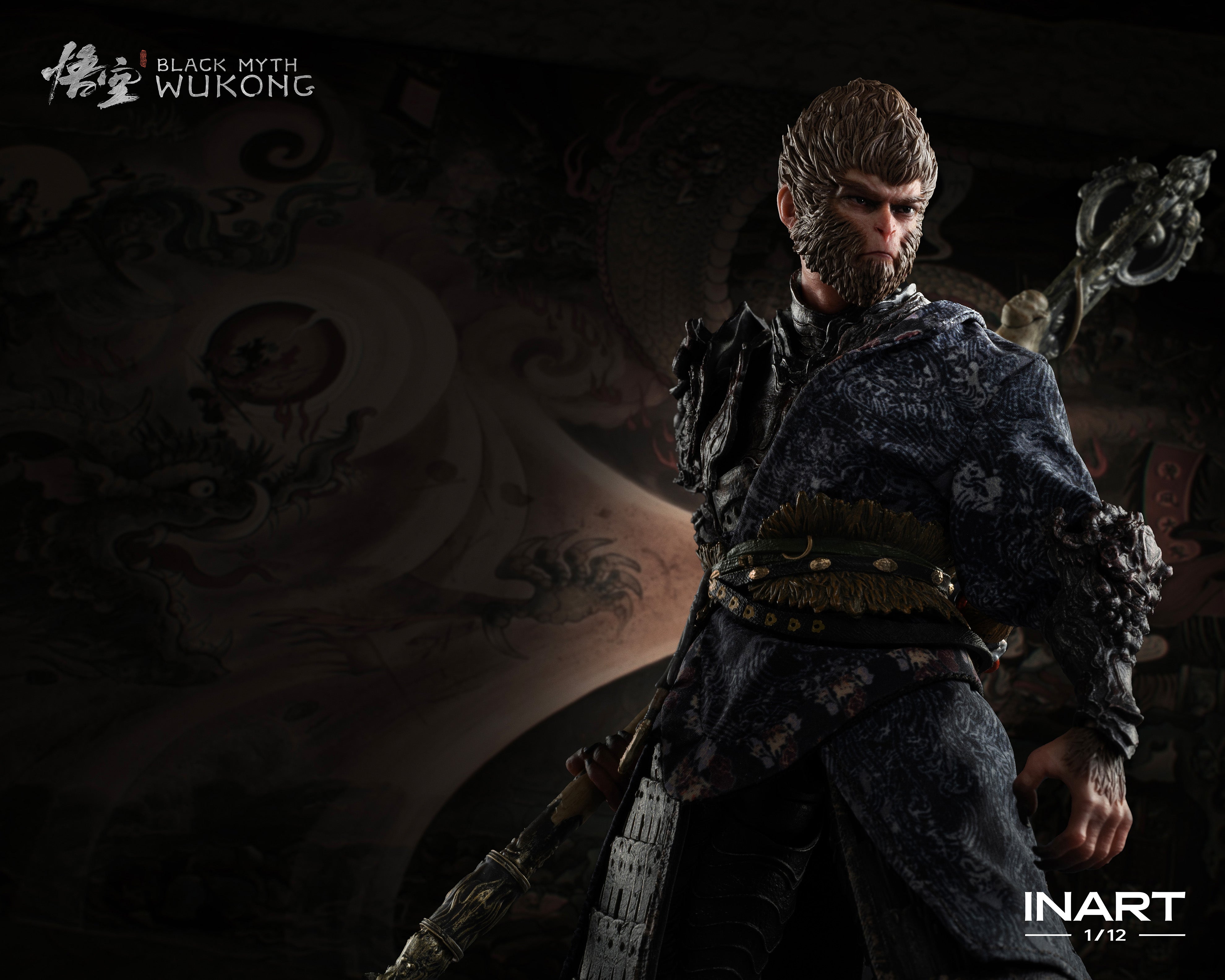 Black Myth: Wukong 1/12 Deluxe Figure (The Destined One in the Bronze Armor Set) by INART