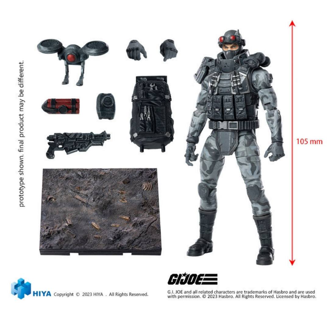 HIYA Exquisite Mini Series 1/18 Scale G.I.Joe Firefly Action Figure