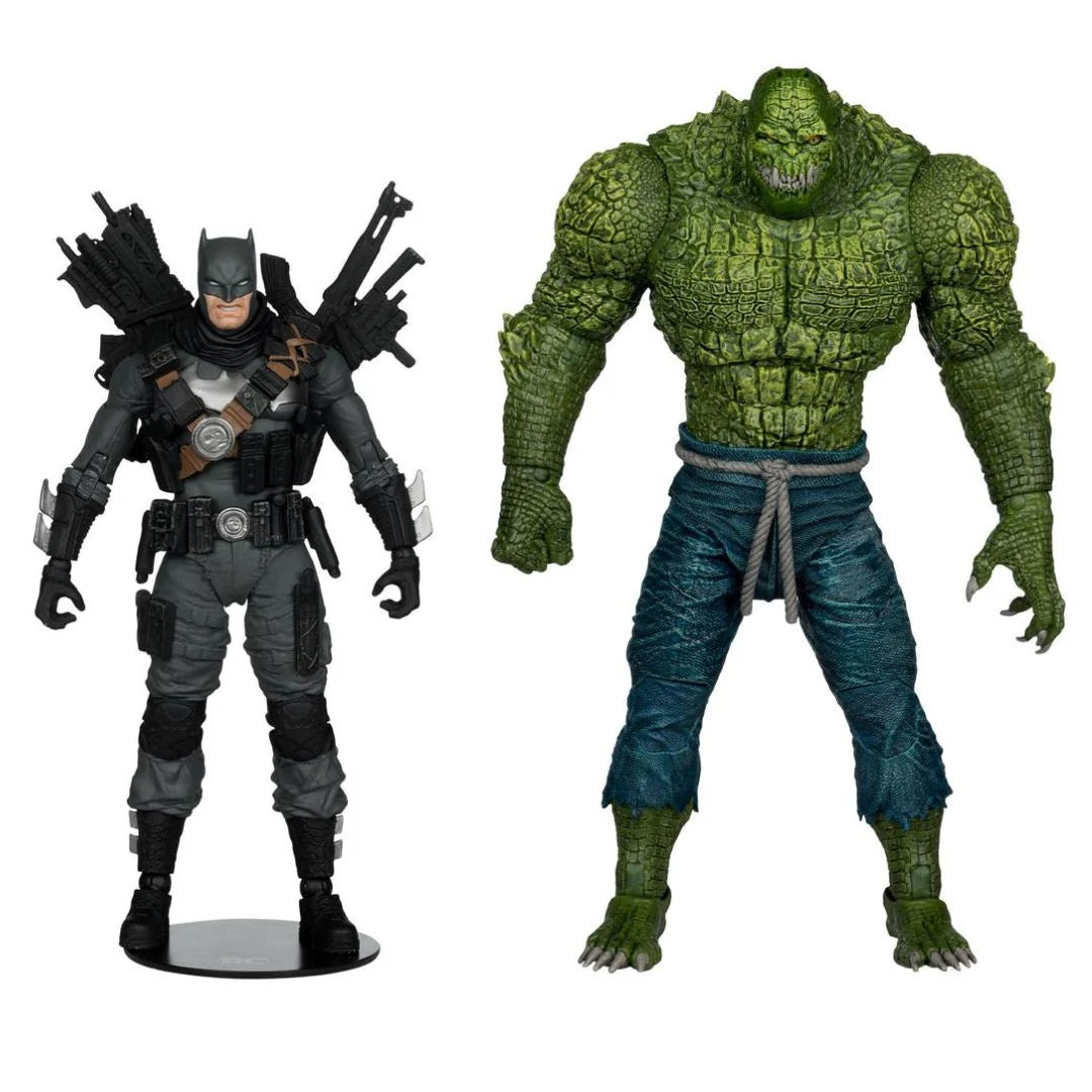 The Grim Knight vs Killer Croc (Dark Multiverse) 2 Pack Figure