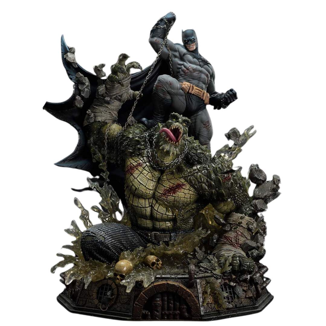 Dc Comics Batman vs. Killer Croc Deluxe Version Statue By Prime 1 St