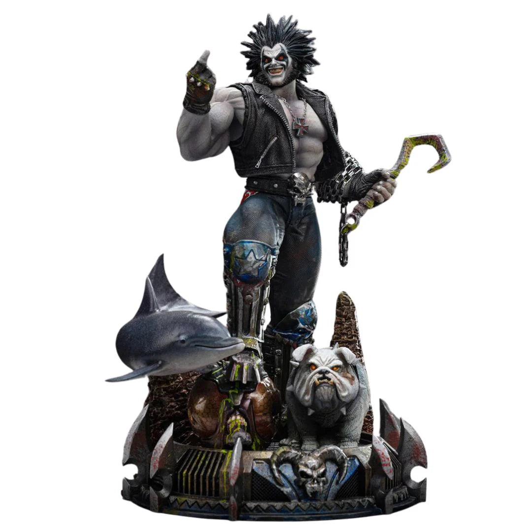 Lobo Unleashed Art Statue By Iron Studios