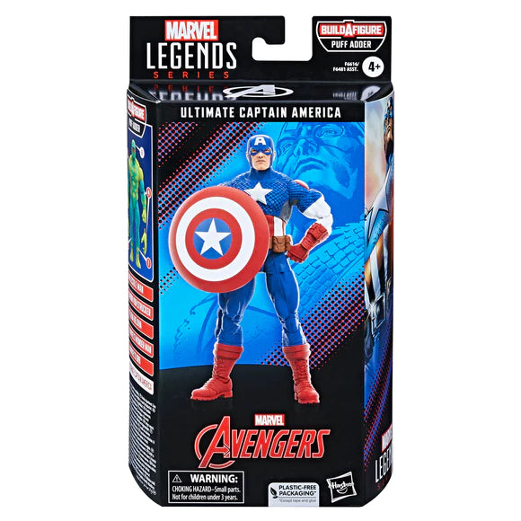 Marvel Legends Ultimate Captain America Classic Comic Action Figure