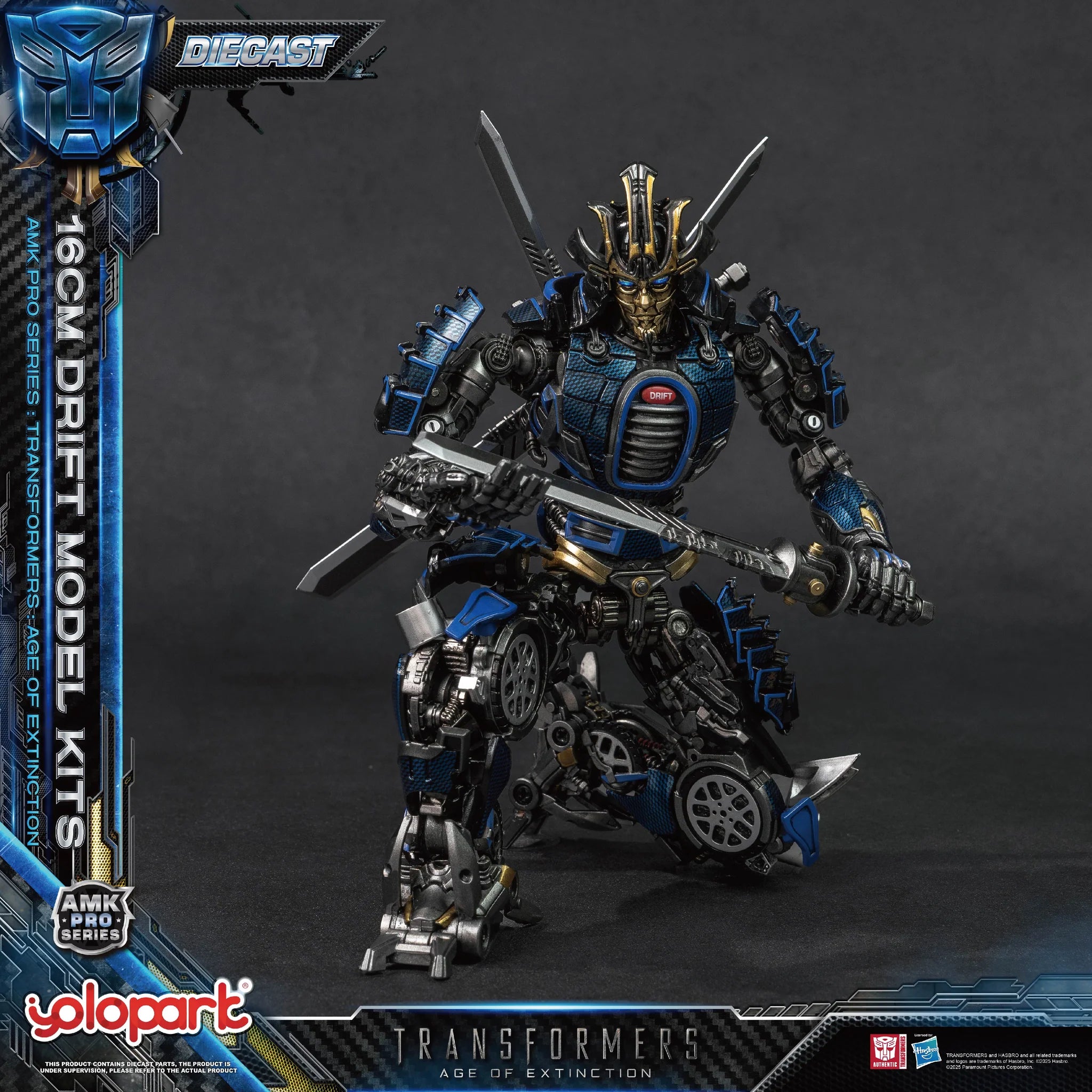 Transformers Age of Extinction Drift Model Kit AMK PRO Series By Yolopark