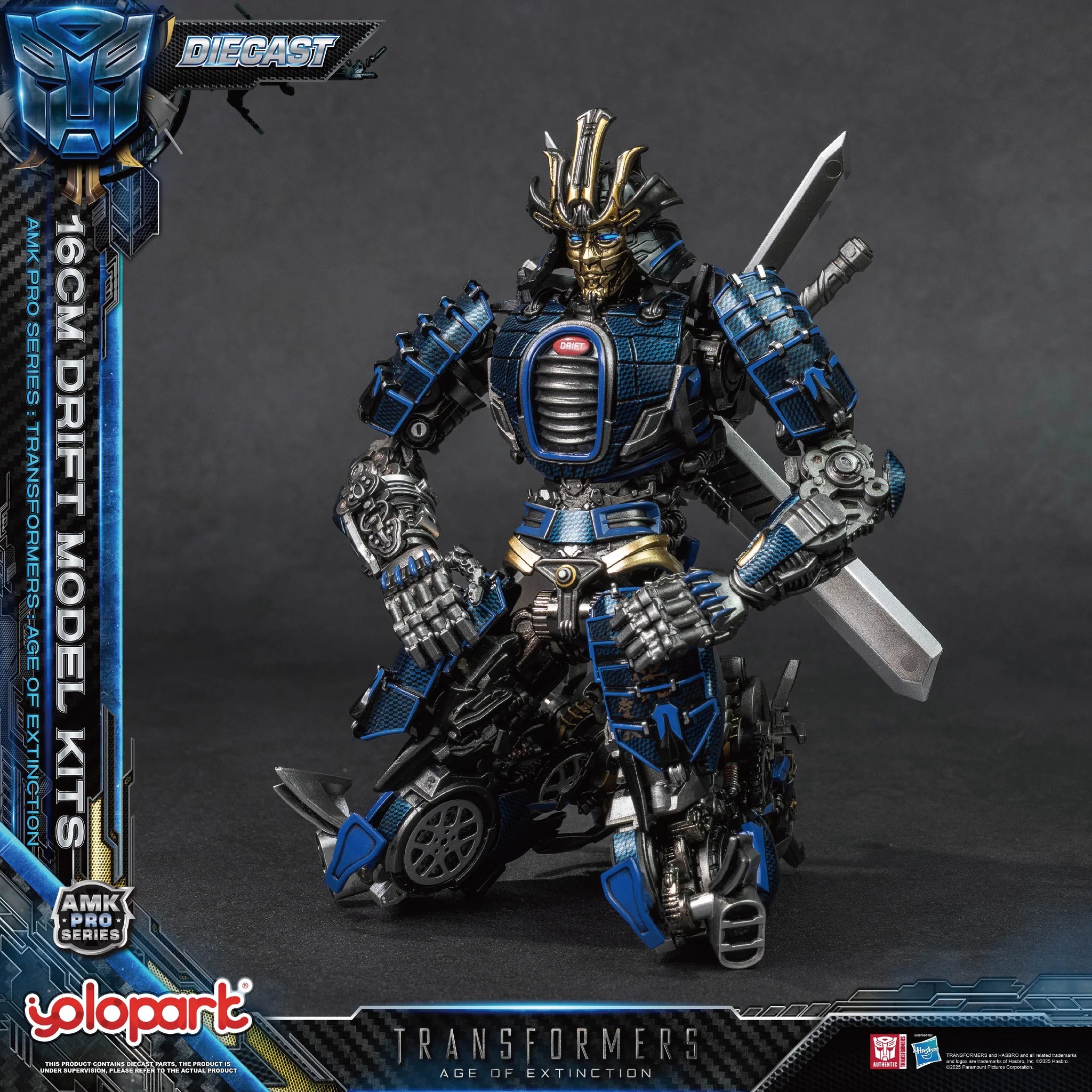 Transformers Age of Extinction Drift Model Kit AMK PRO Series By Yolopark