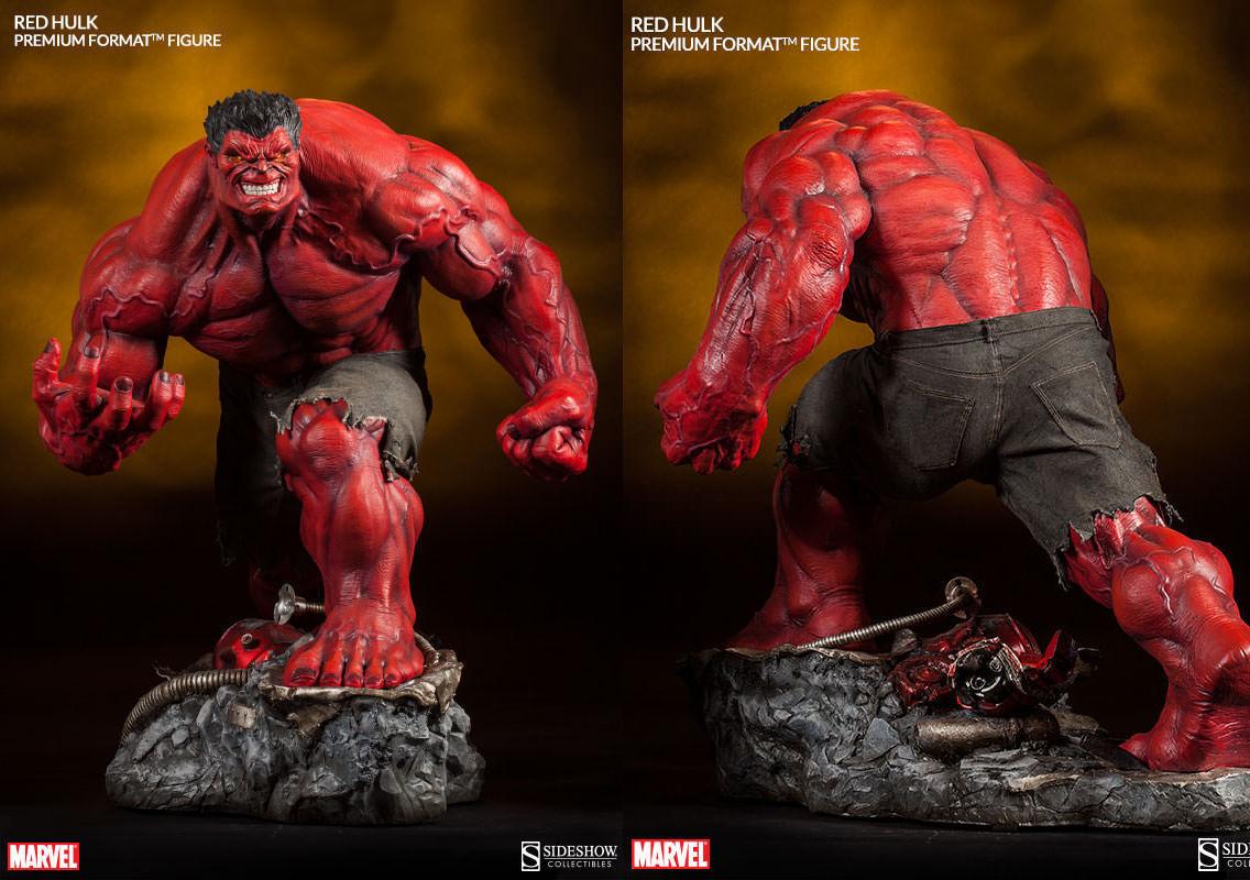 Red Hulk Premium Format by Sideshow Collectibles