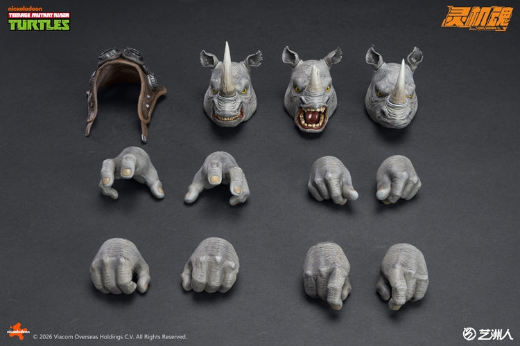 Teenage Mutant Ninja Turtles Series Rocksteady Action Figure By LingJiHun