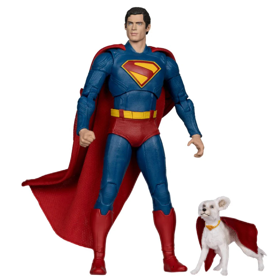 Superman with Krypto The Super Dog (Superman Movie) Deluxe Action Figure By Mcfarlane