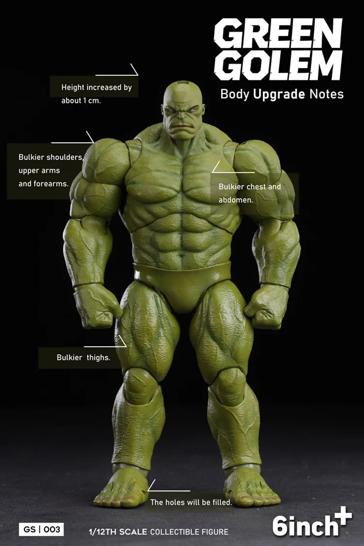 6inch Plus Green Golem 1/12 Action Figure