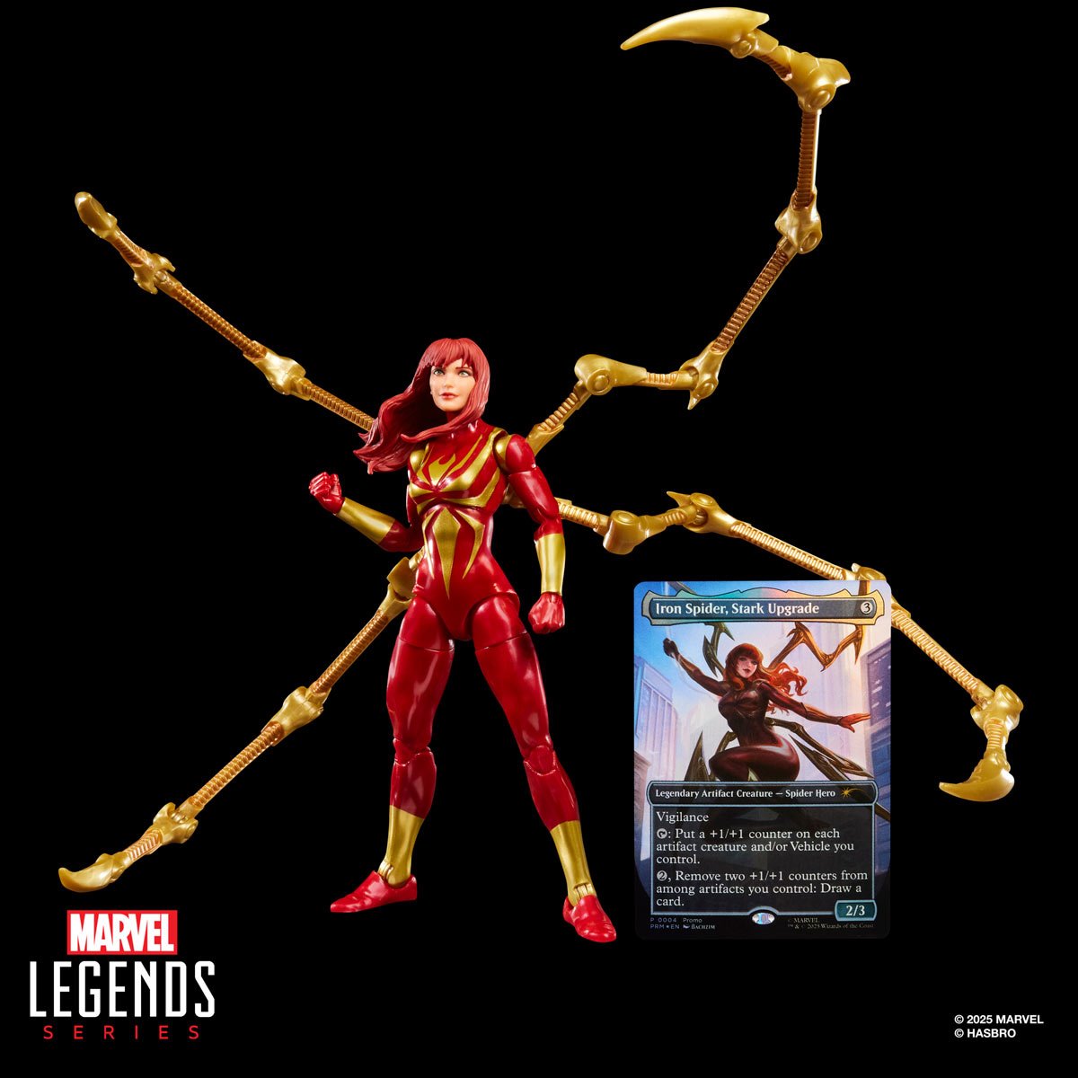 Spider-Man Marvel Legends Magic: The Gathering Mary Jane Watson (Iron Spider) Action Figure