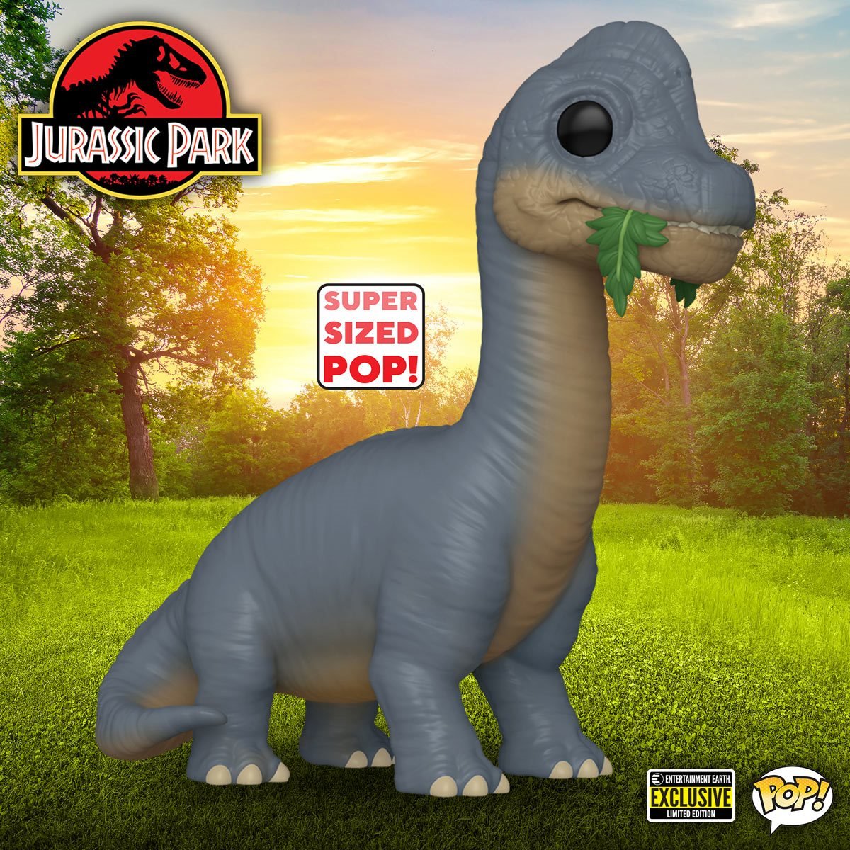 Jurassic Park Brachiosaurus Super 6-Inch Funko Pop! EE Ex