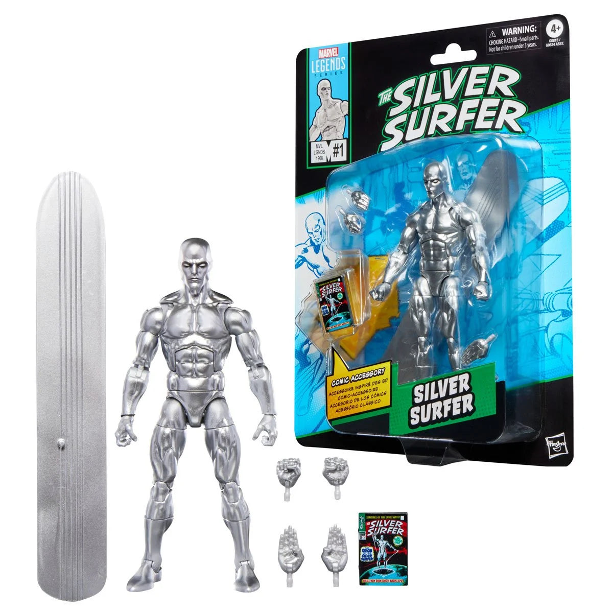 Fantastic Four Marvel Legends Series Silver Surfer Action Figure