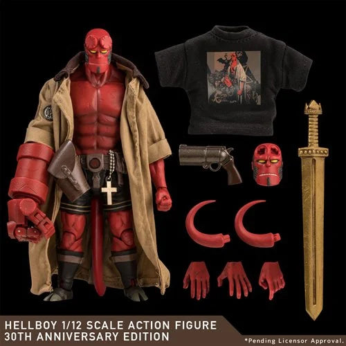 Hellboy 30th Anniversary 1:12 Scale Action Figure