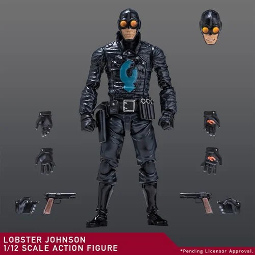 Hellboy Lobster Johnson 1:12 Scale Action Figure