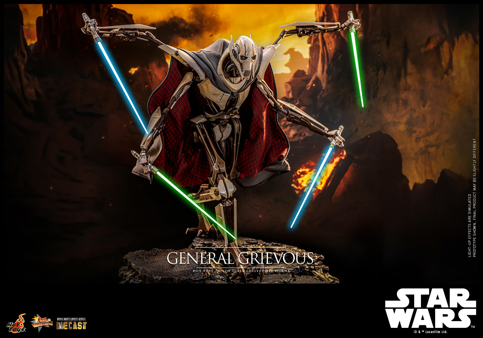 General Grievous Sixth Scale Figure by Hot Toys